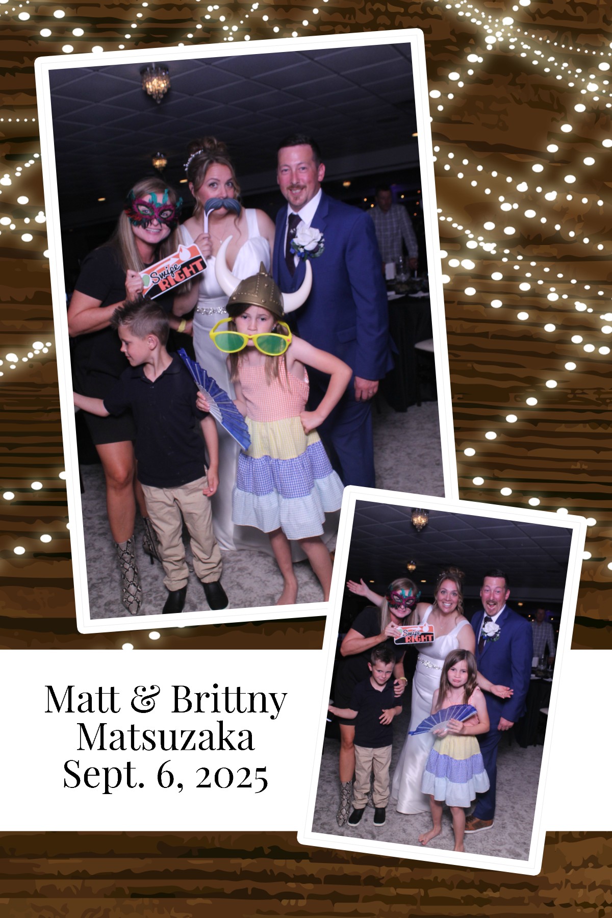 Matt & Brittny | View more photos from the event at gallery.photoboothcincy.com/u/PhotoBoothCincy/Matt-Brittny