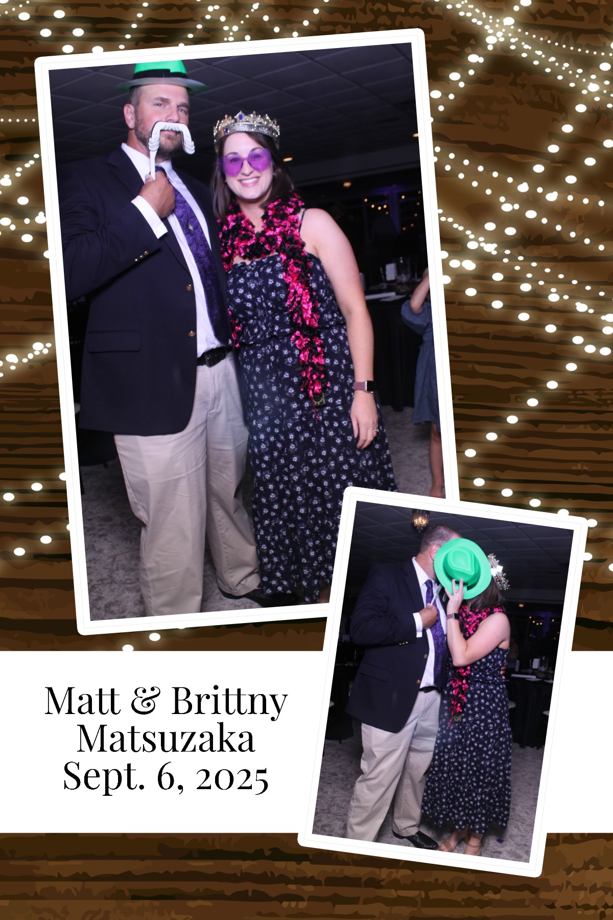 Matt & Brittny | View more photos from the event at gallery.photoboothcincy.com/u/PhotoBoothCincy/Matt-Brittny
