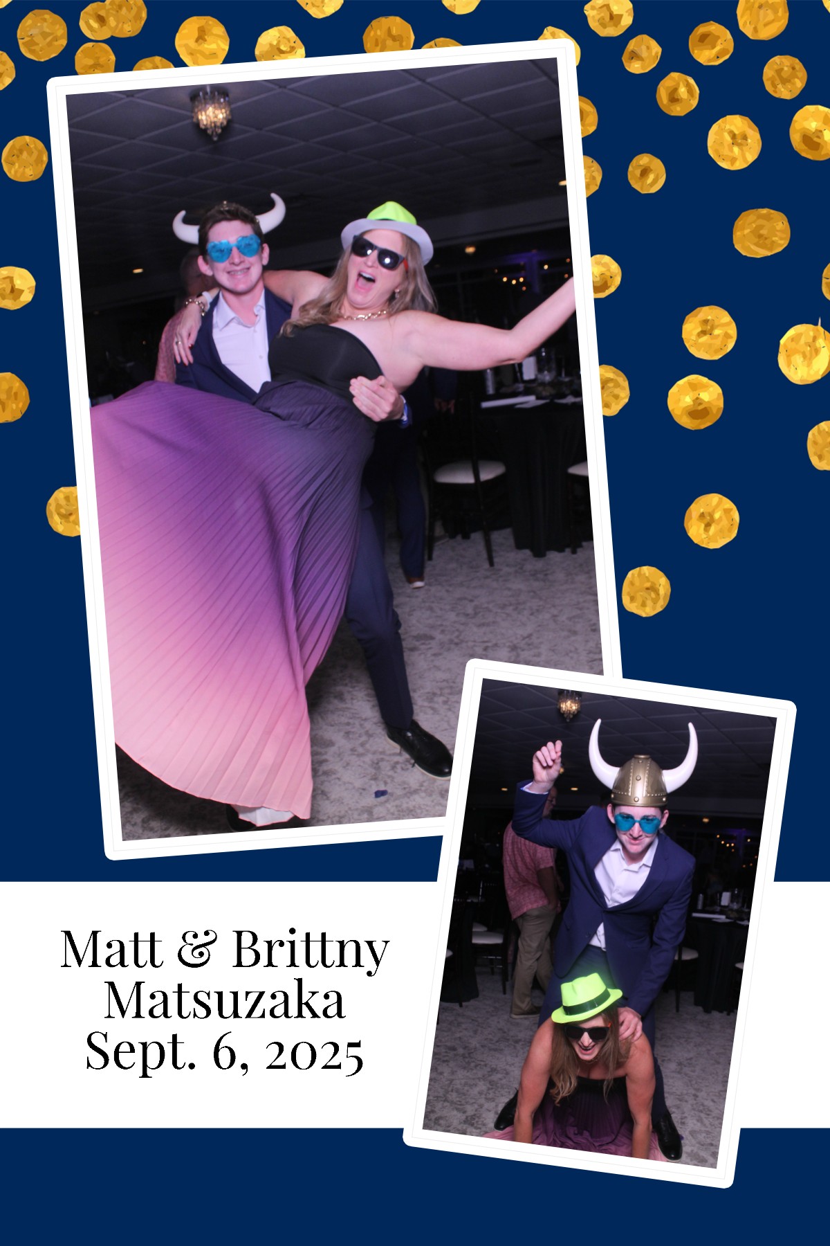Matt & Brittny | View more photos from the event at gallery.photoboothcincy.com/u/PhotoBoothCincy/Matt-Brittny