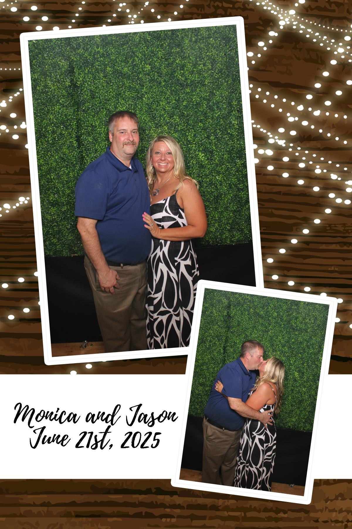 Monica & Jason | View more photos from the event at gallery.photoboothcincy.com/u/PhotoBoothCincy/Monica-Jason