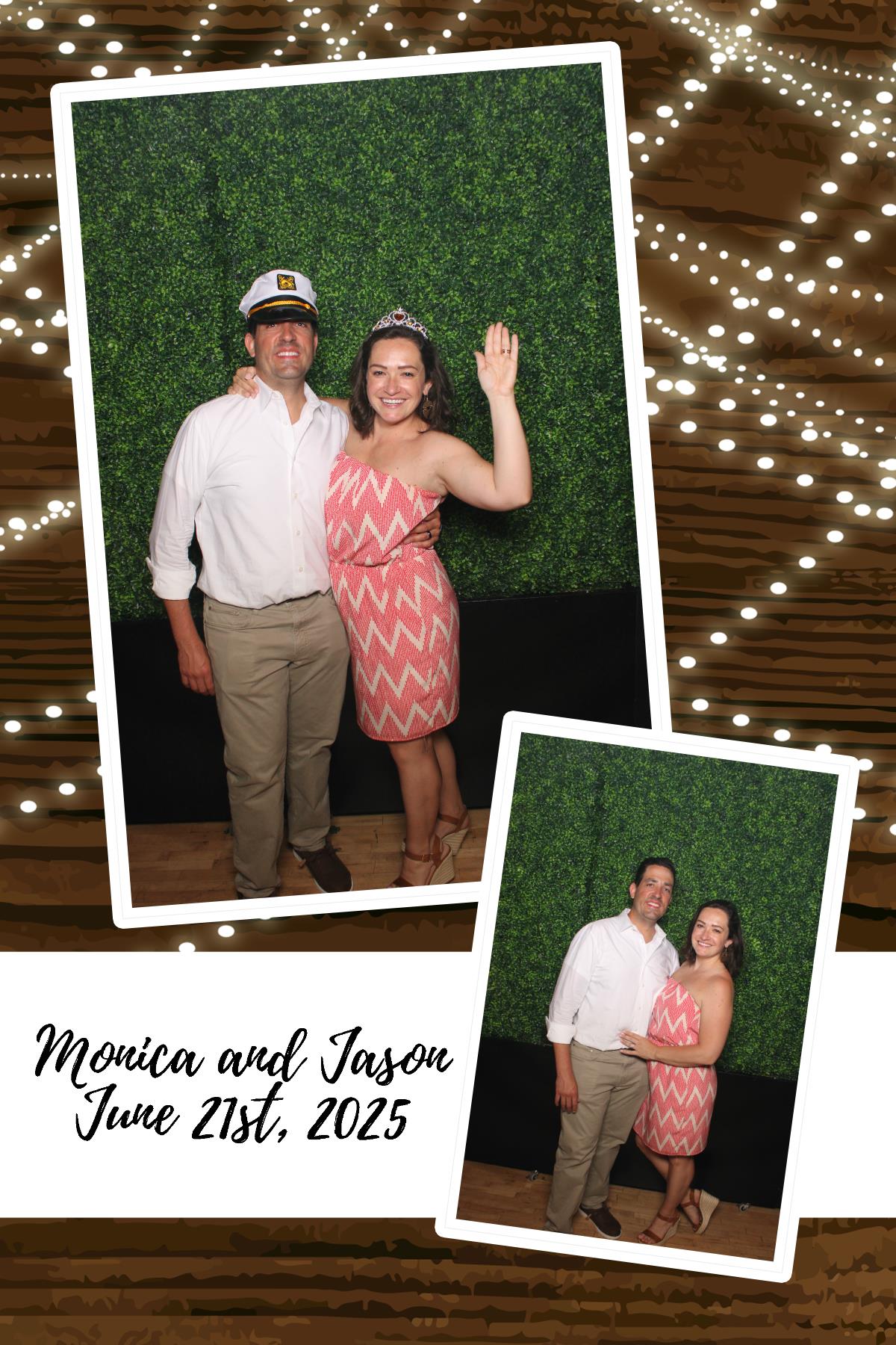 Monica & Jason | View more photos from the event at gallery.photoboothcincy.com/u/PhotoBoothCincy/Monica-Jason