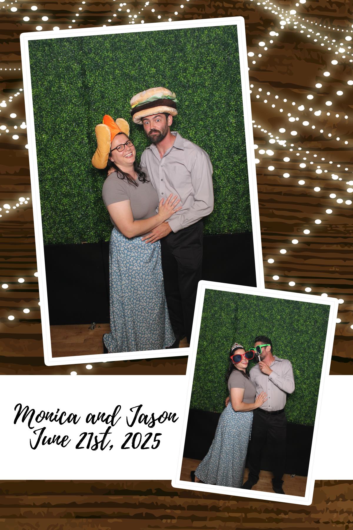 Monica & Jason | View more photos from the event at gallery.photoboothcincy.com/u/PhotoBoothCincy/Monica-Jason
