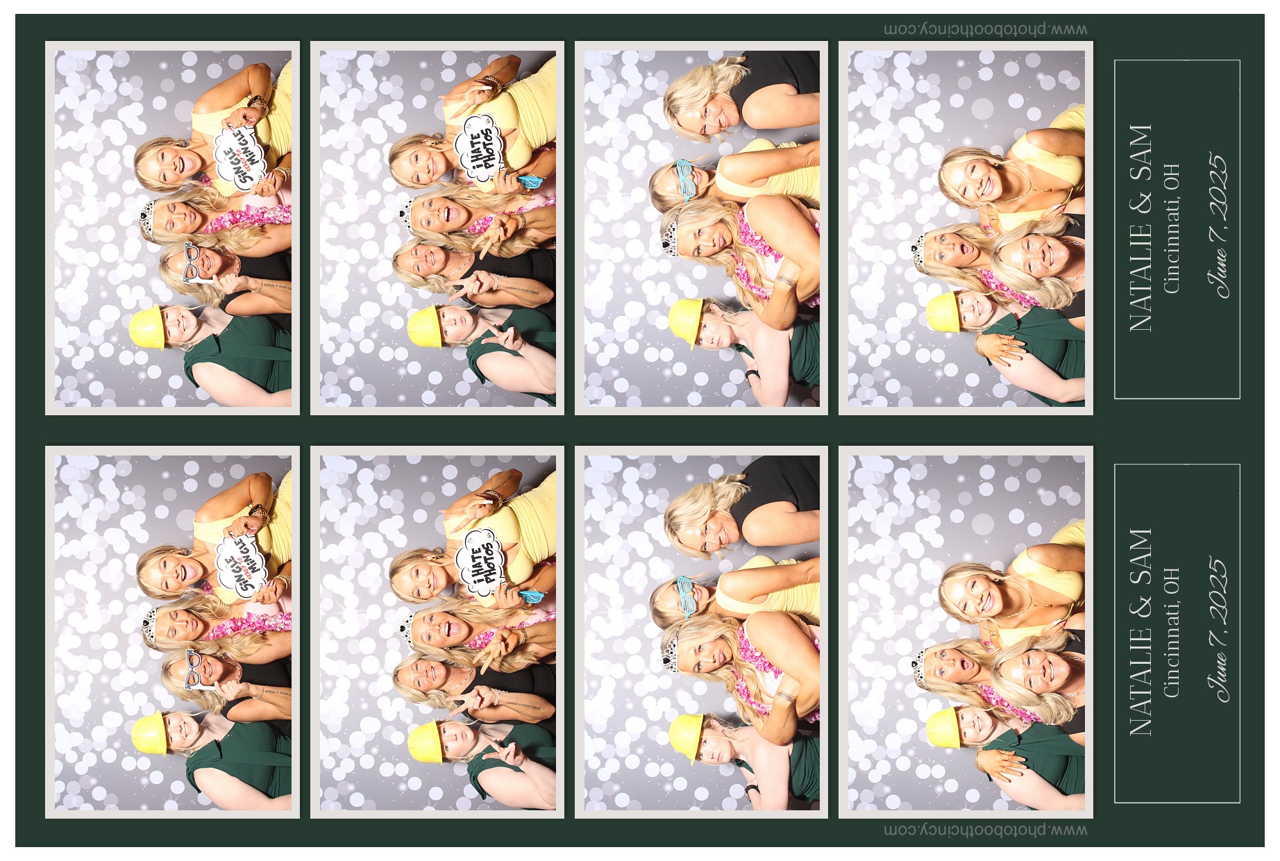 Natalie & Sam | View more photos from the event at gallery.photoboothcincy.com/u/PhotoBoothCincy/Natalie-Sam