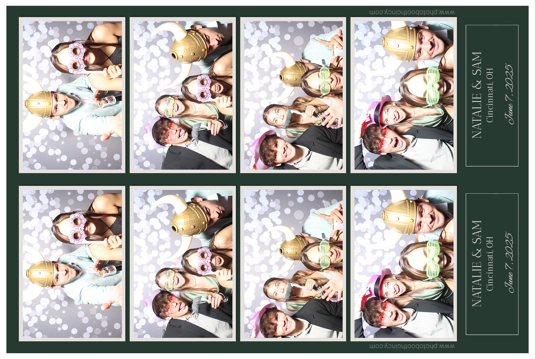 Natalie & Sam | View more photos from the event at gallery.photoboothcincy.com/u/PhotoBoothCincy/Natalie-Sam