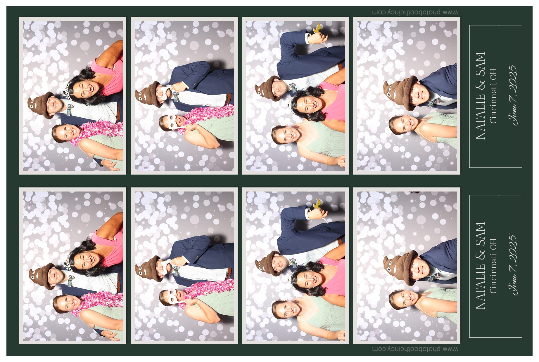 Natalie & Sam | View more photos from the event at gallery.photoboothcincy.com/u/PhotoBoothCincy/Natalie-Sam