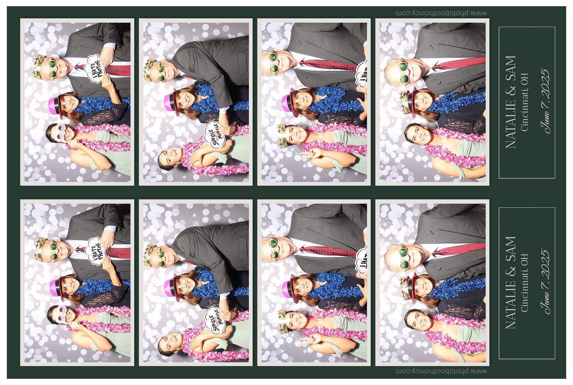 Natalie & Sam | View more photos from the event at gallery.photoboothcincy.com/u/PhotoBoothCincy/Natalie-Sam