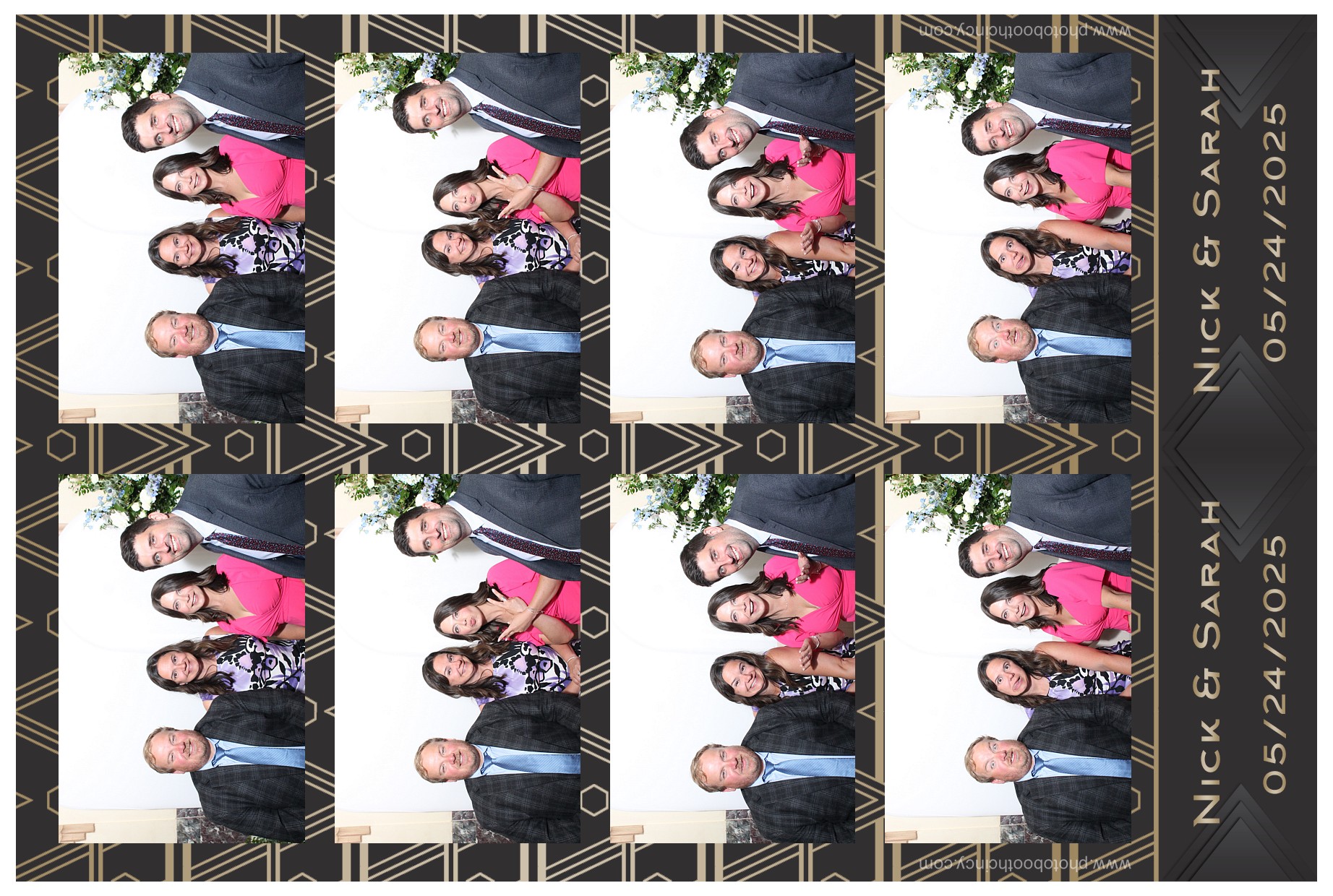 Nick & Sarah | View more photos from the event at gallery.photoboothcincy.com/u/PhotoBoothCincy/Nick-Sarah