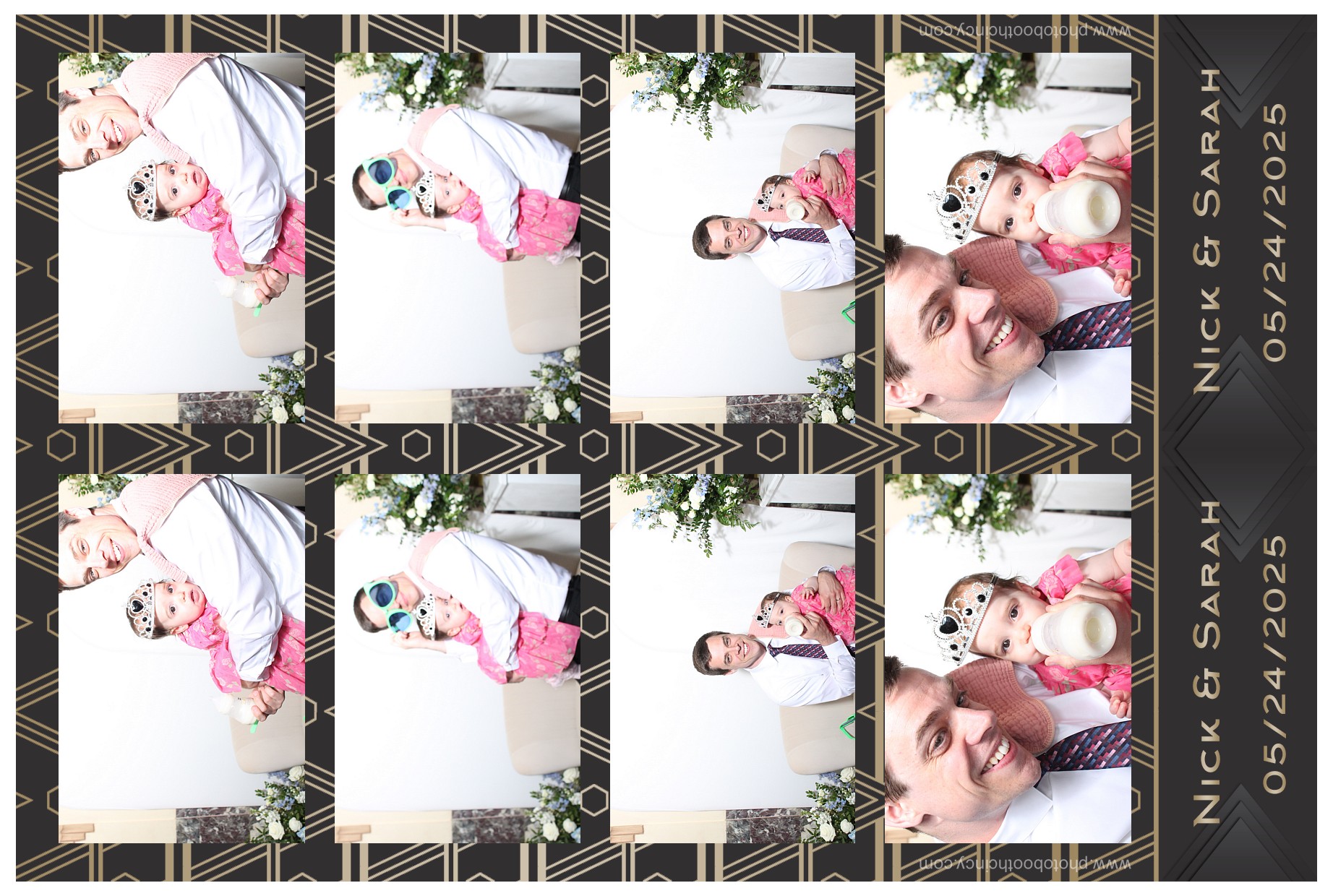 Nick & Sarah | View more photos from the event at gallery.photoboothcincy.com/u/PhotoBoothCincy/Nick-Sarah
