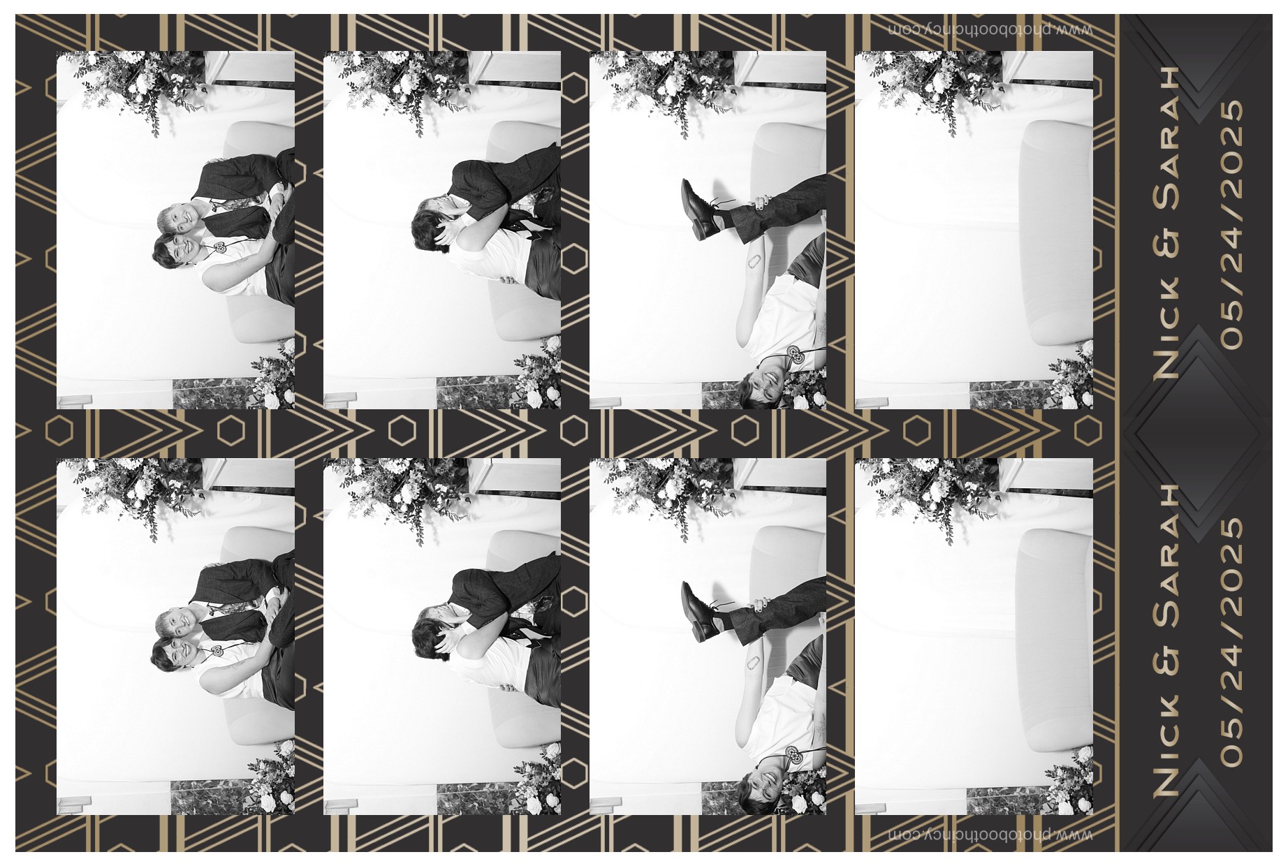 Nick & Sarah | View more photos from the event at gallery.photoboothcincy.com/u/PhotoBoothCincy/Nick-Sarah