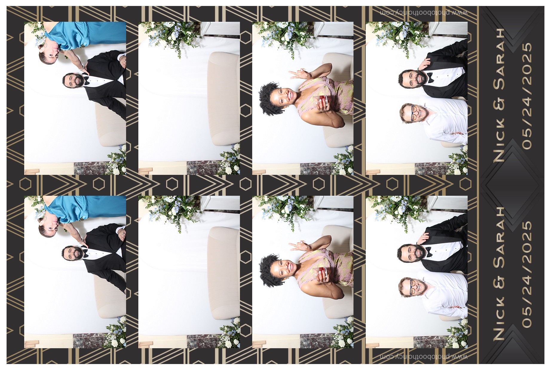 Nick & Sarah | View more photos from the event at gallery.photoboothcincy.com/u/PhotoBoothCincy/Nick-Sarah