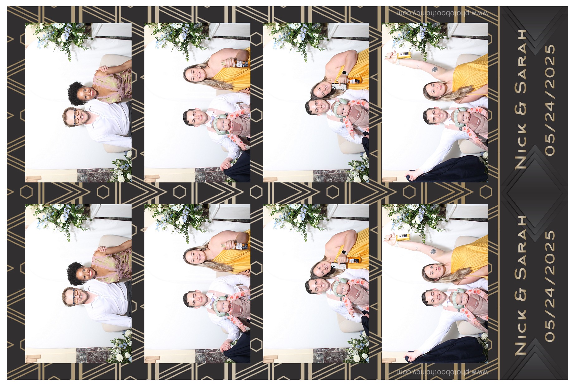 Nick & Sarah | View more photos from the event at gallery.photoboothcincy.com/u/PhotoBoothCincy/Nick-Sarah
