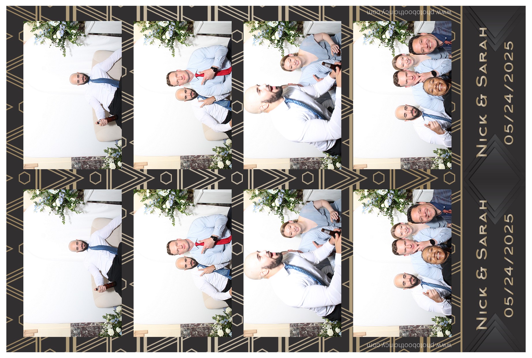 Nick & Sarah | View more photos from the event at gallery.photoboothcincy.com/u/PhotoBoothCincy/Nick-Sarah
