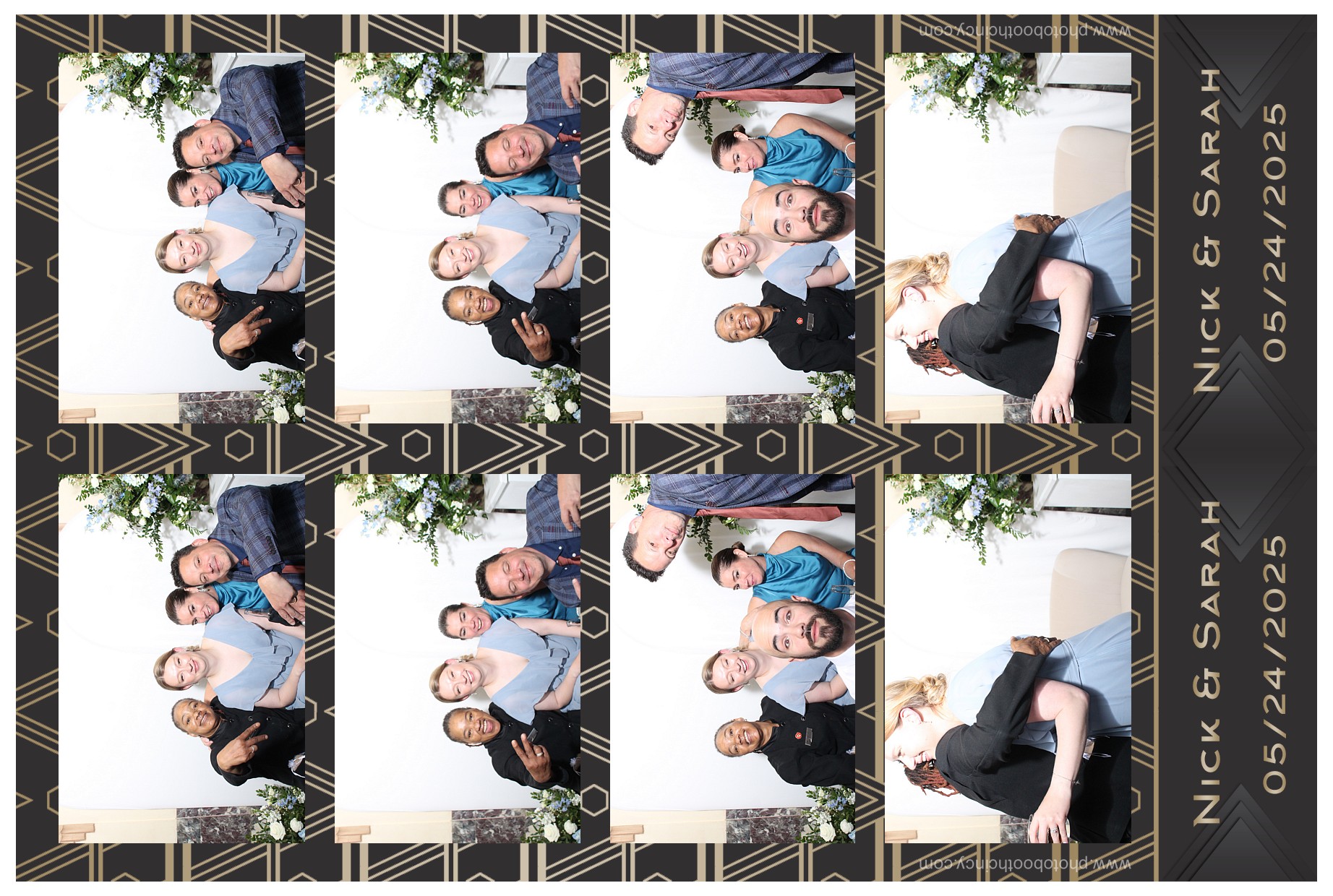 Nick & Sarah | View more photos from the event at gallery.photoboothcincy.com/u/PhotoBoothCincy/Nick-Sarah