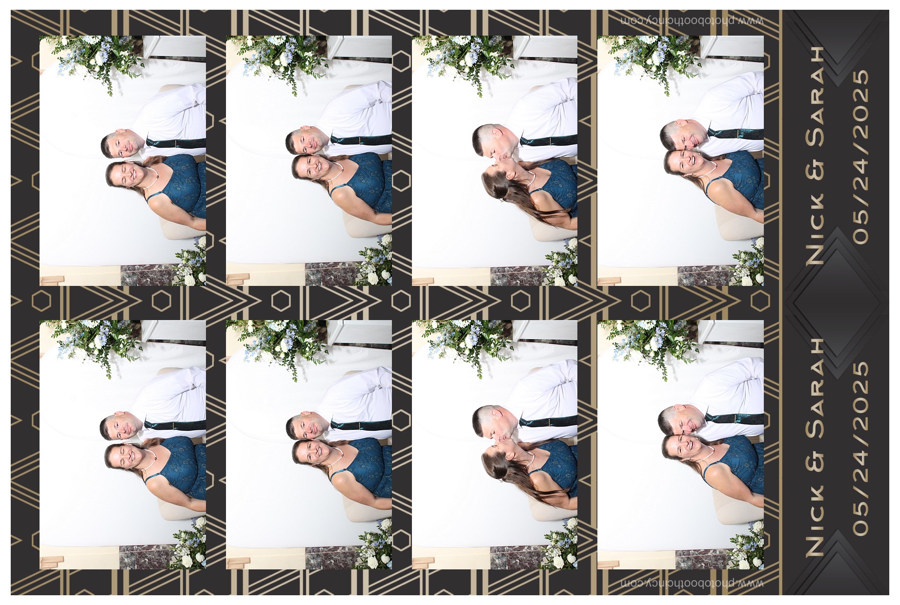 Nick & Sarah | View more photos from the event at gallery.photoboothcincy.com/u/PhotoBoothCincy/Nick-Sarah