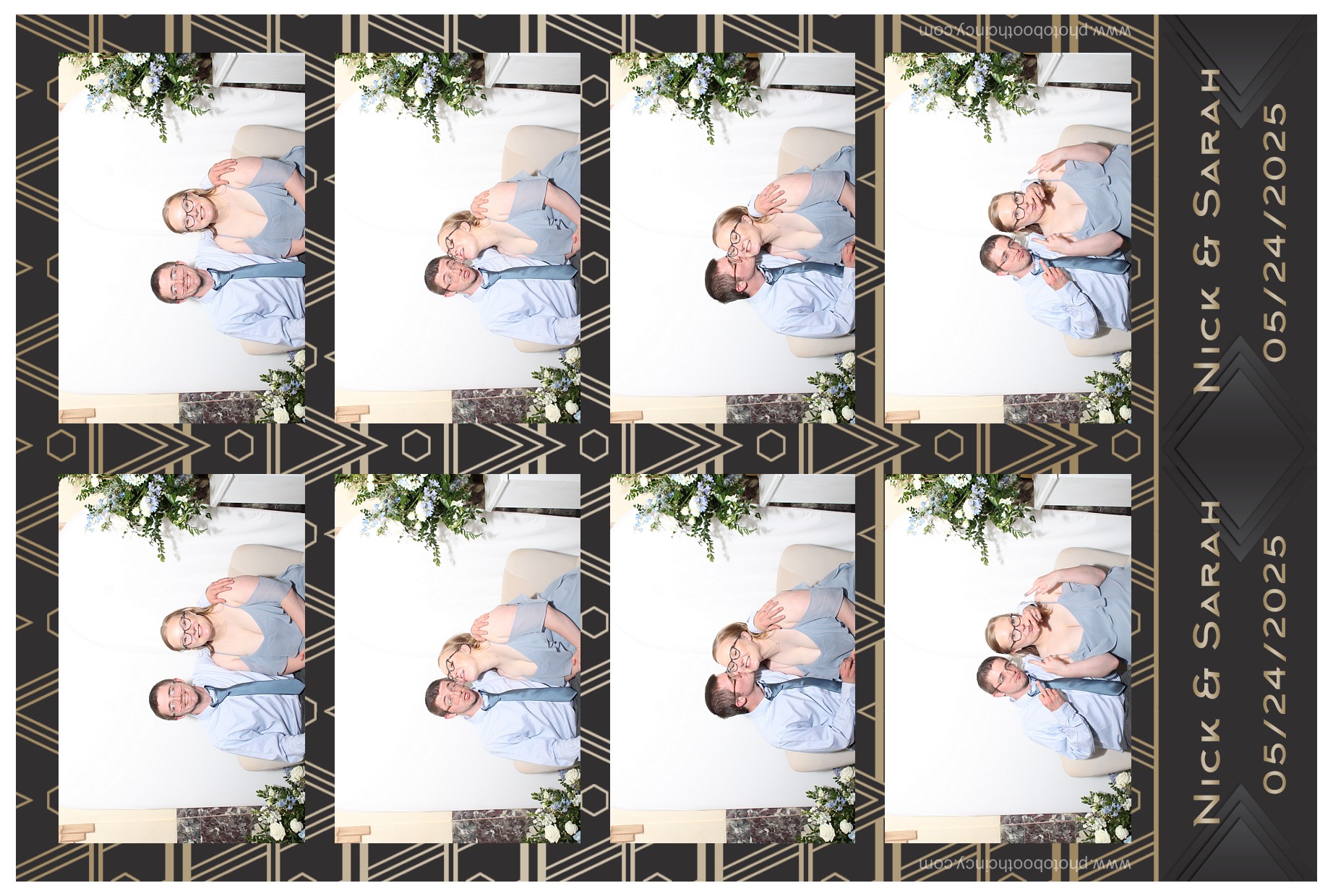 Nick & Sarah | View more photos from the event at gallery.photoboothcincy.com/u/PhotoBoothCincy/Nick-Sarah