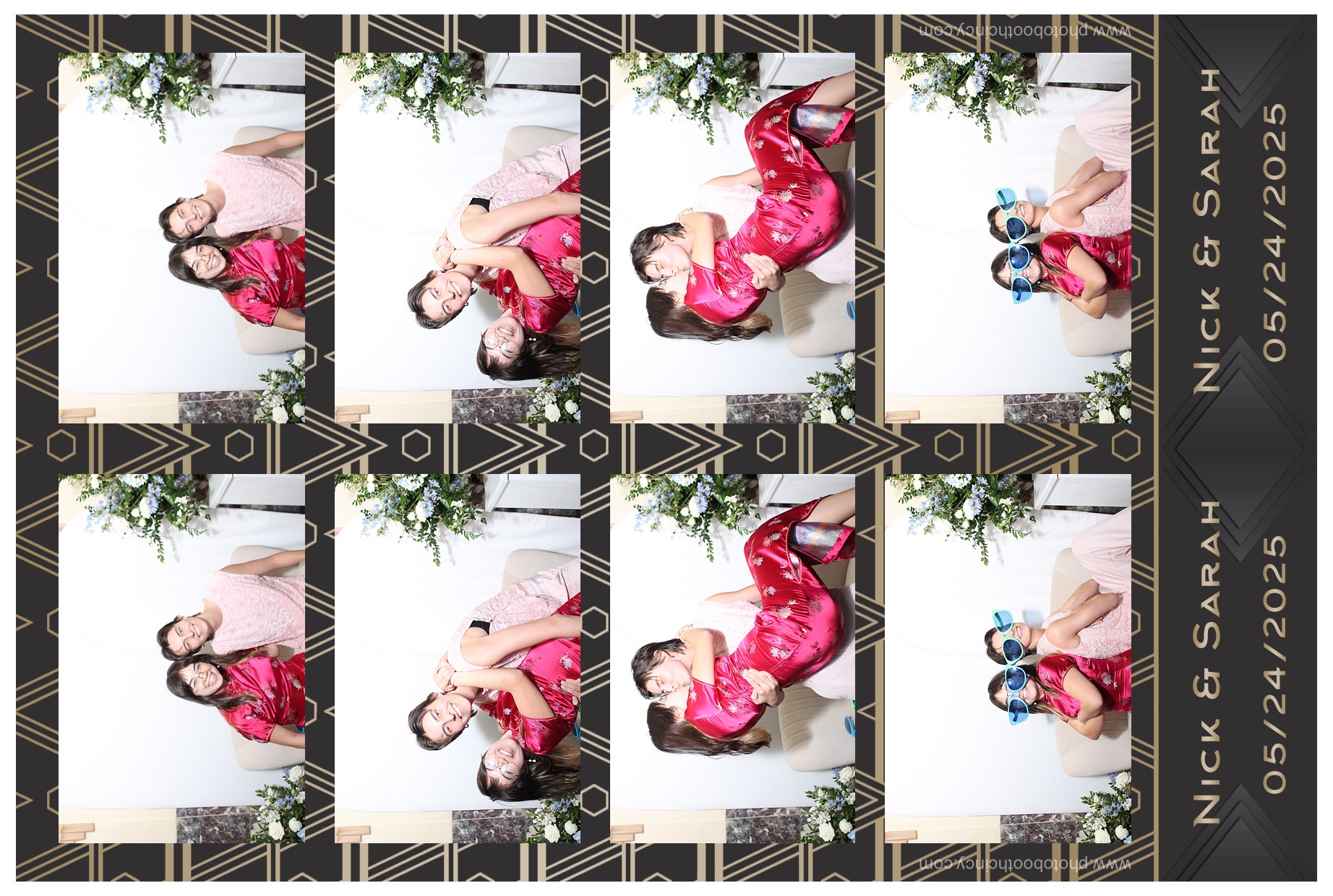 Nick & Sarah | View more photos from the event at gallery.photoboothcincy.com/u/PhotoBoothCincy/Nick-Sarah