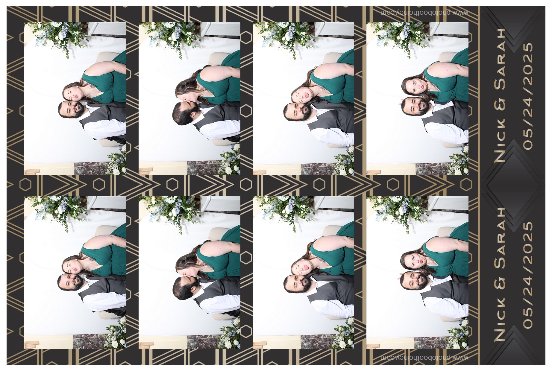 Nick & Sarah | View more photos from the event at gallery.photoboothcincy.com/u/PhotoBoothCincy/Nick-Sarah