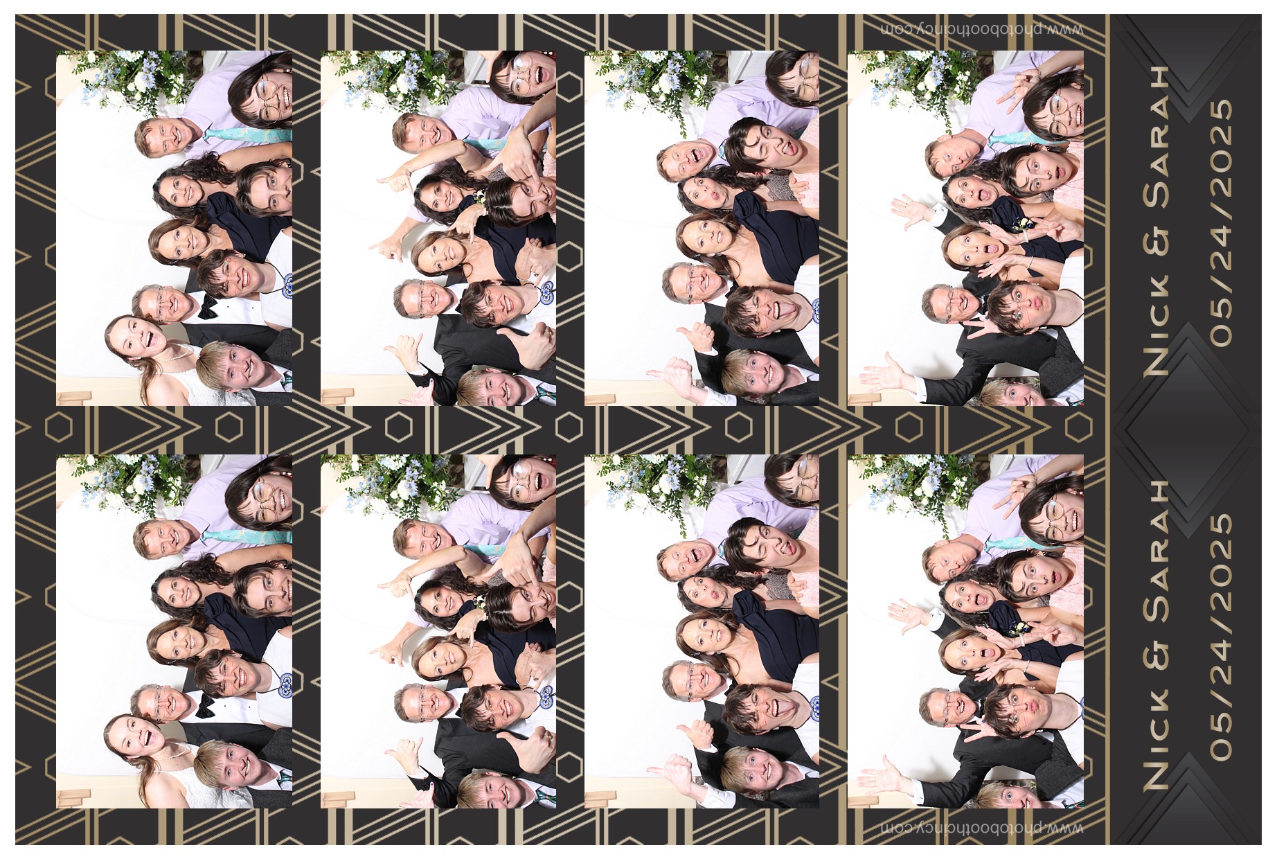 Nick & Sarah | View more photos from the event at gallery.photoboothcincy.com/u/PhotoBoothCincy/Nick-Sarah