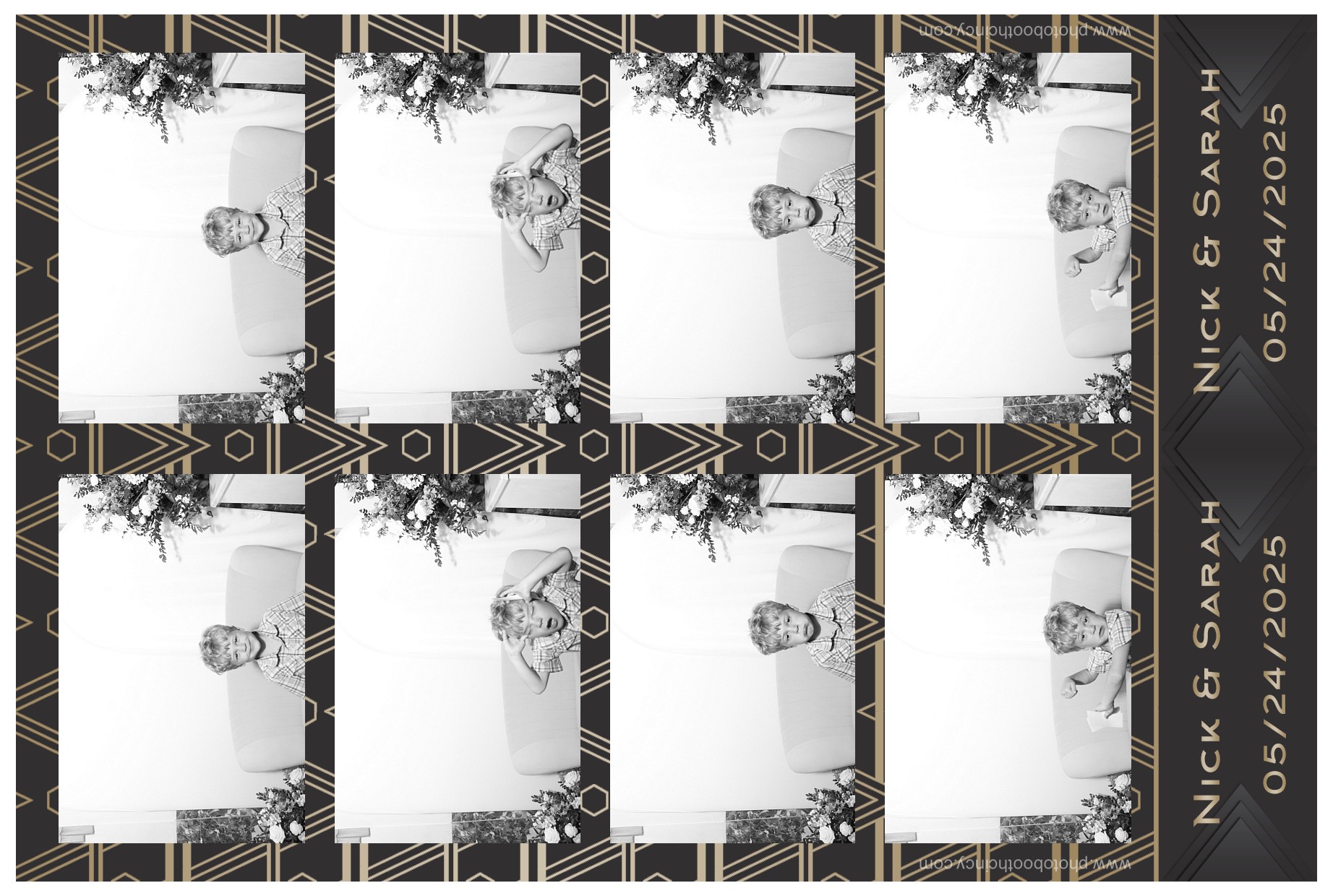 Nick & Sarah | View more photos from the event at gallery.photoboothcincy.com/u/PhotoBoothCincy/Nick-Sarah