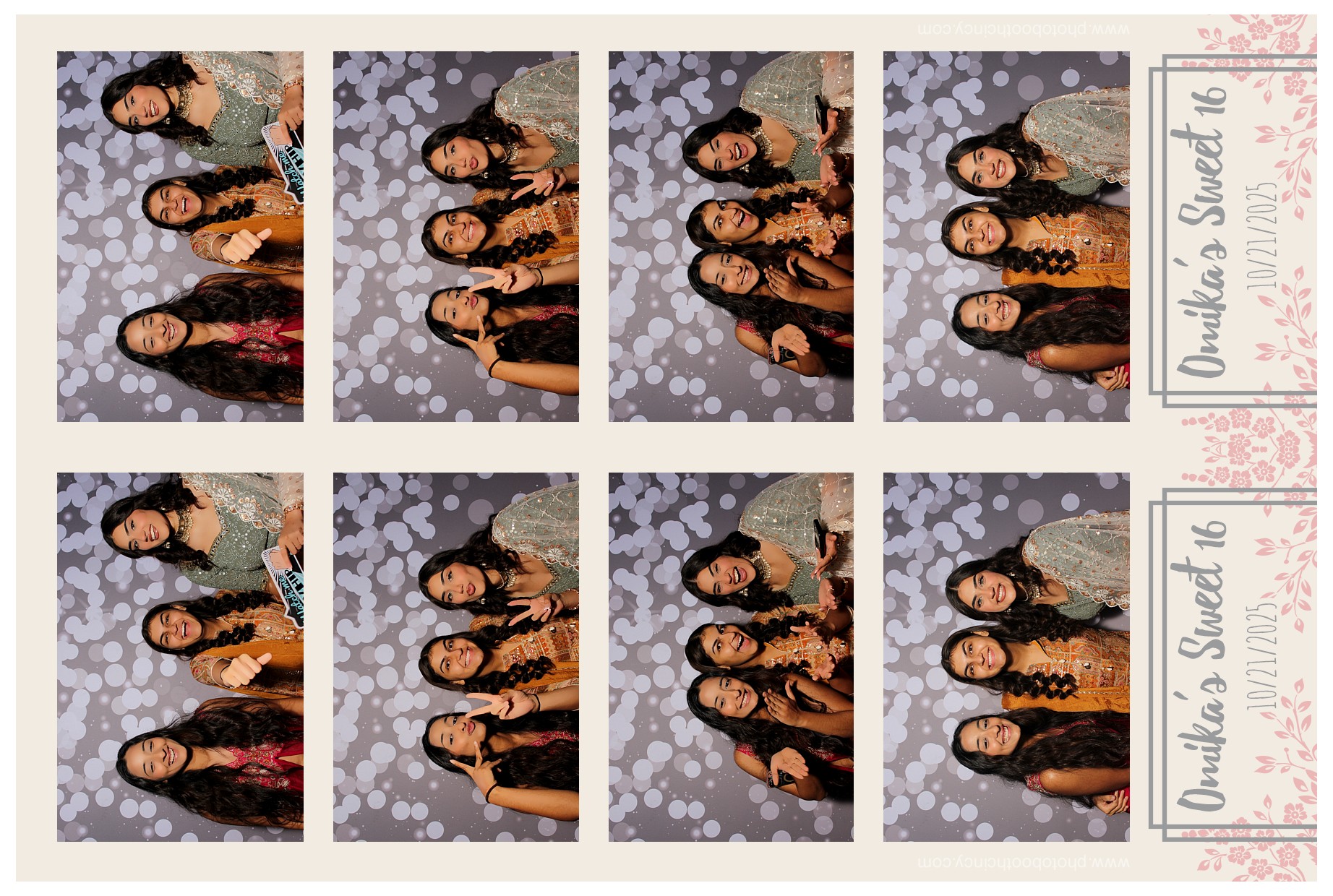 Omika's 16th Birthday | View more photos from the event at gallery.photoboothcincy.com/u/PhotoBoothCincy/Omikas-16th-Birthday