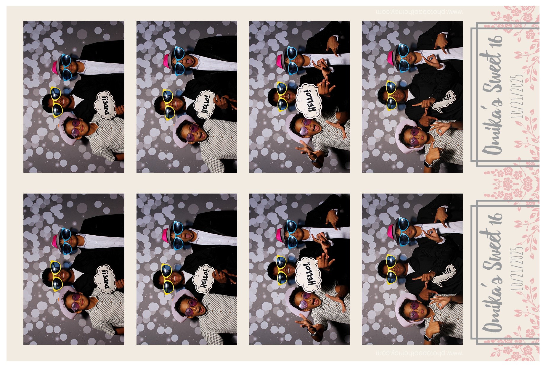 Omika's 16th Birthday | View more photos from the event at gallery.photoboothcincy.com/u/PhotoBoothCincy/Omikas-16th-Birthday