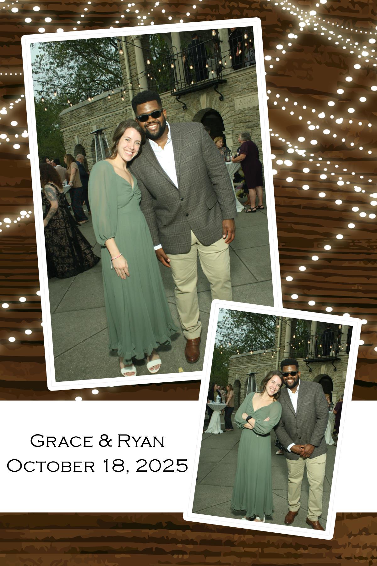 Ryan & Grace  | View more photos from the event at gallery.photoboothcincy.com/u/PhotoBoothCincy/Ryan-Grace