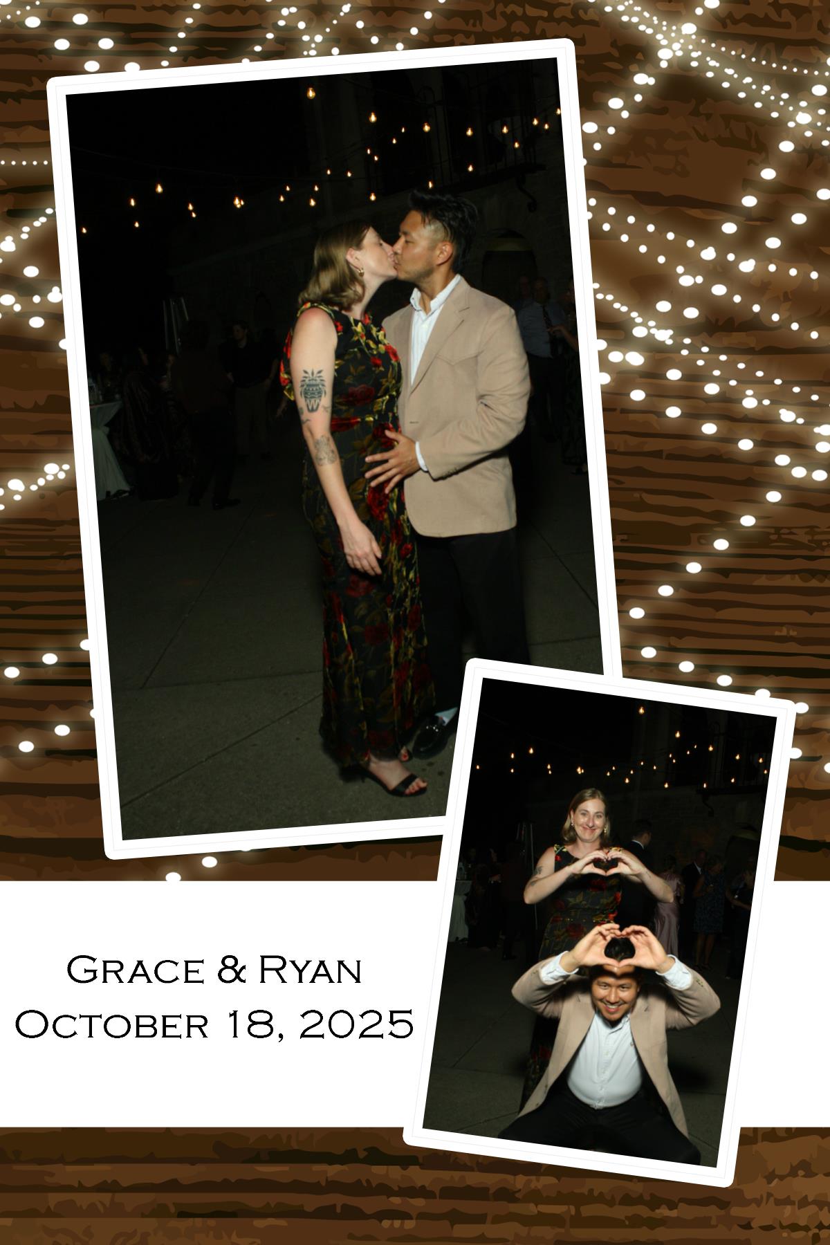 Ryan & Grace  | View more photos from the event at gallery.photoboothcincy.com/u/PhotoBoothCincy/Ryan-Grace