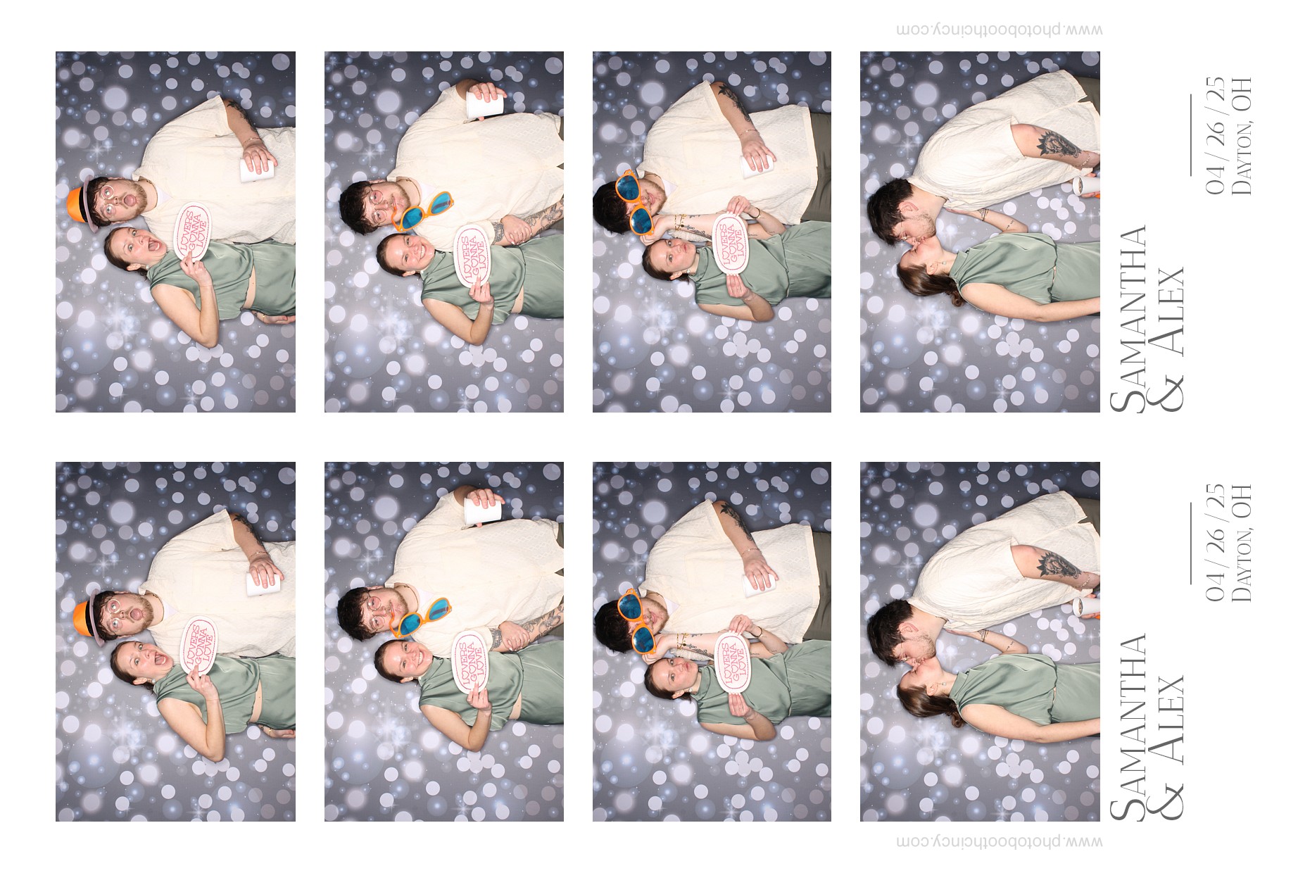 Samantha & Alex | View more photos from the event at gallery.photoboothcincy.com/u/PhotoBoothCincy/Samantha-Alex