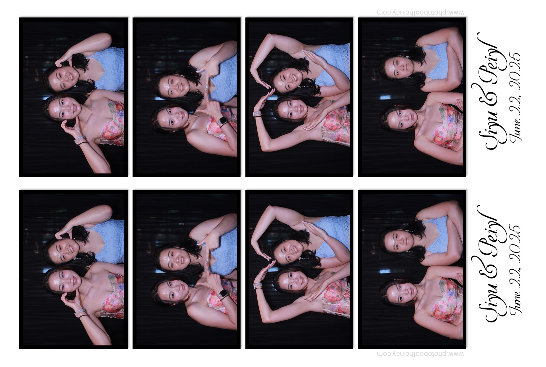 Siyu Liu & Peryi Shi | View more photos from the event at gallery.photoboothcincy.com/u/PhotoBoothCincy/Siyu-Liu-Peryi-Shi