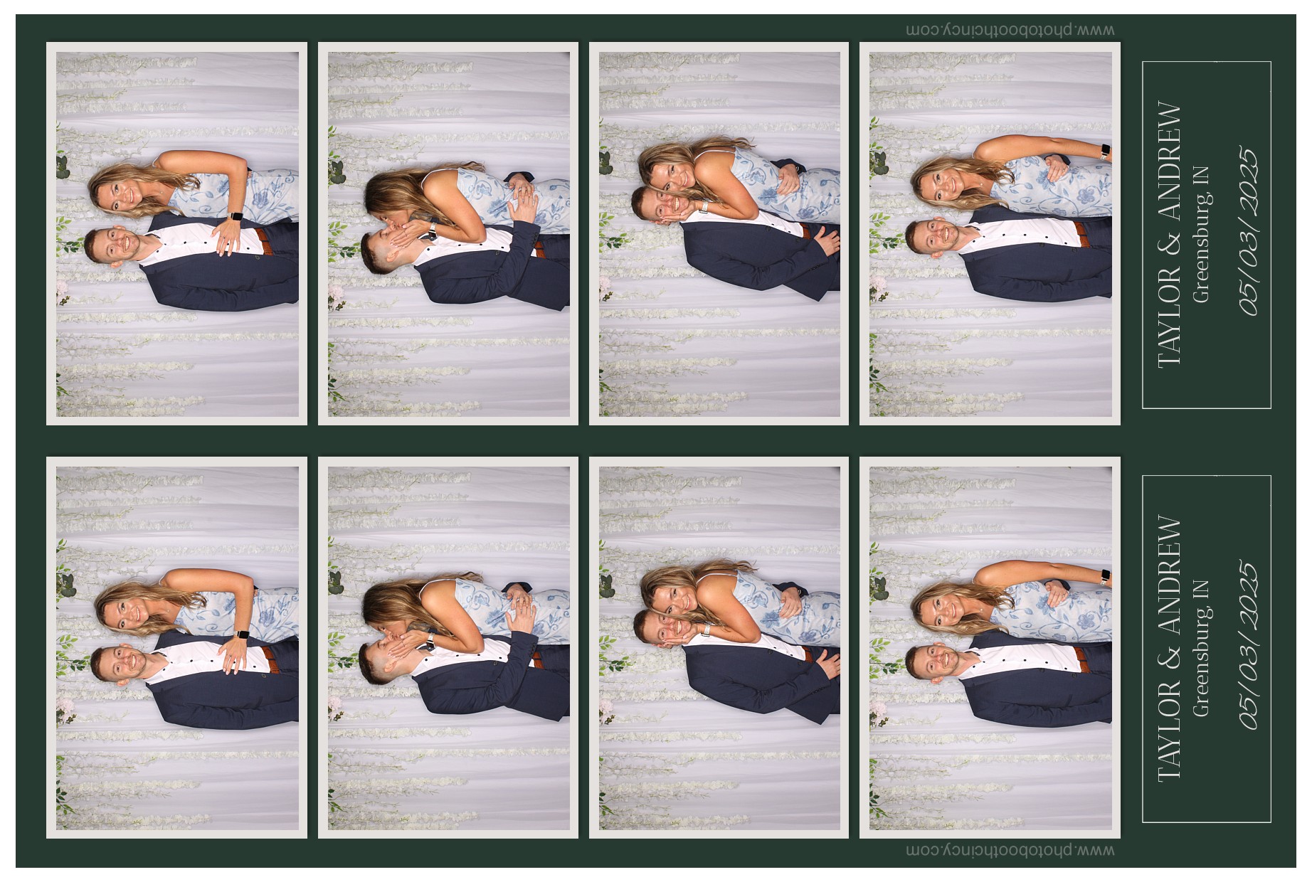 Taylor and Andrew's Wedding | View more photos from the event at gallery.photoboothcincy.com/u/PhotoBoothCincy/Taylor-and-Andrews-Wedding