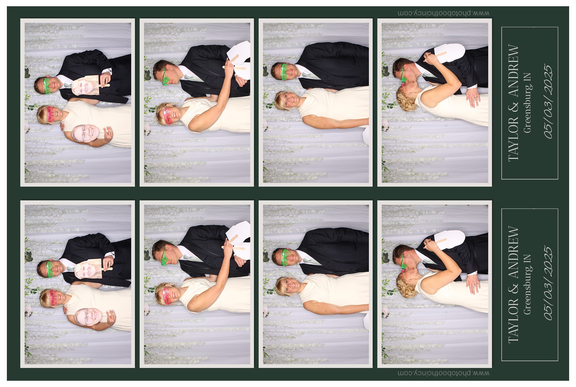 Taylor and Andrew's Wedding | View more photos from the event at gallery.photoboothcincy.com/u/PhotoBoothCincy/Taylor-and-Andrews-Wedding
