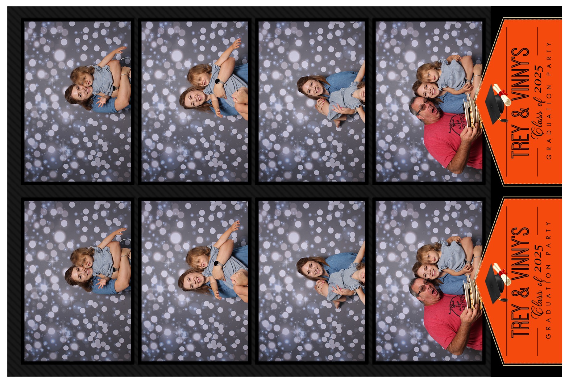 Trey & Vincent's grad party | View more photos from the event at gallery.photoboothcincy.com/u/PhotoBoothCincy/Trey-Vincents-grad-party