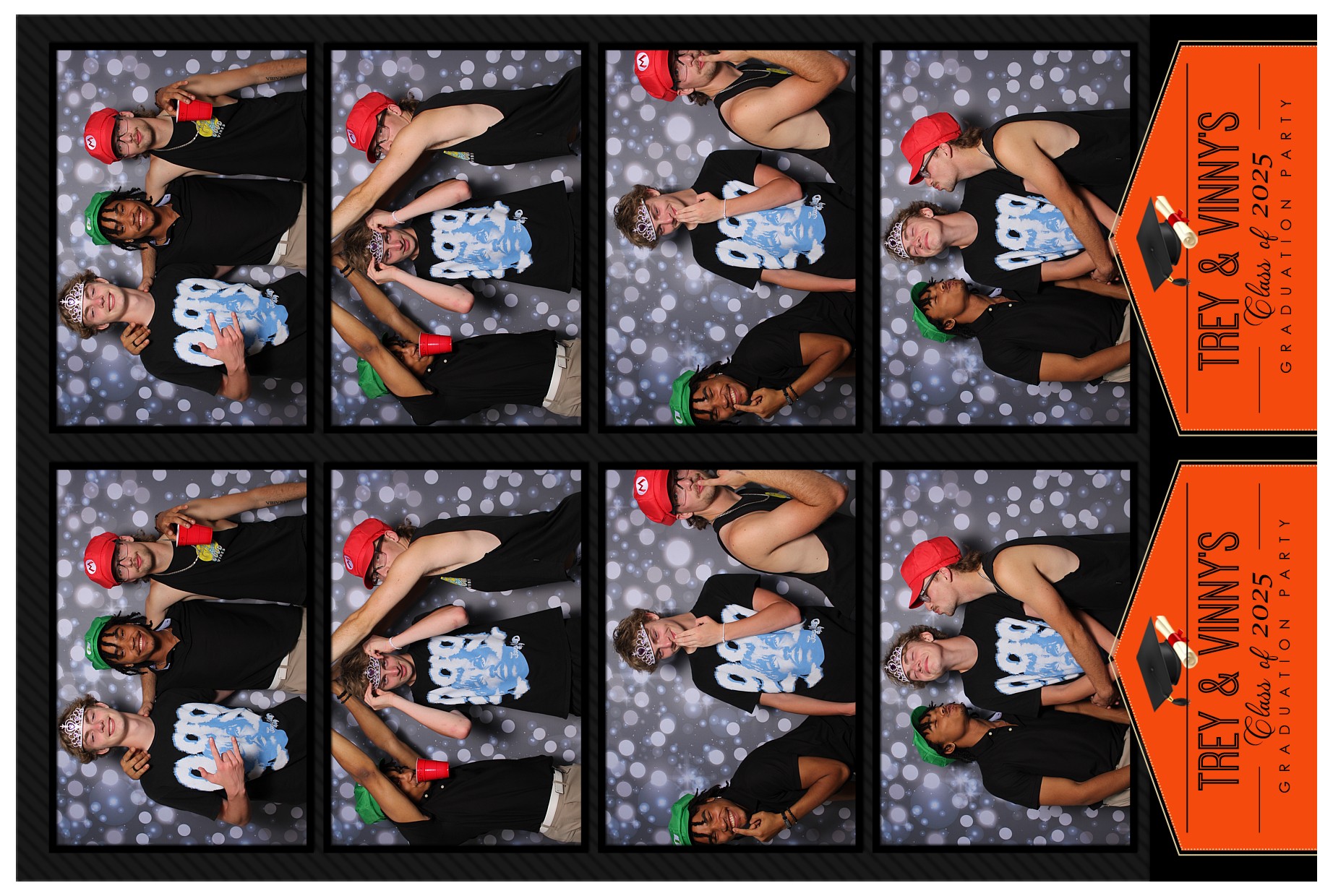 Trey & Vincent's grad party | View more photos from the event at gallery.photoboothcincy.com/u/PhotoBoothCincy/Trey-Vincents-grad-party