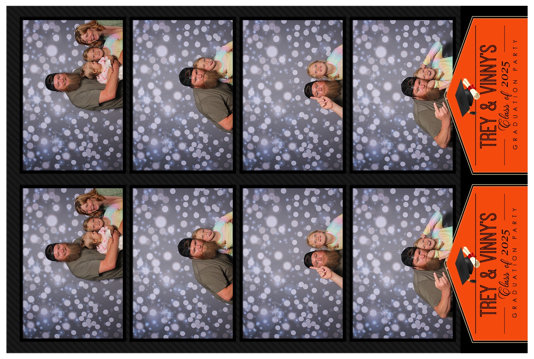Trey & Vincent's grad party | View more photos from the event at gallery.photoboothcincy.com/u/PhotoBoothCincy/Trey-Vincents-grad-party