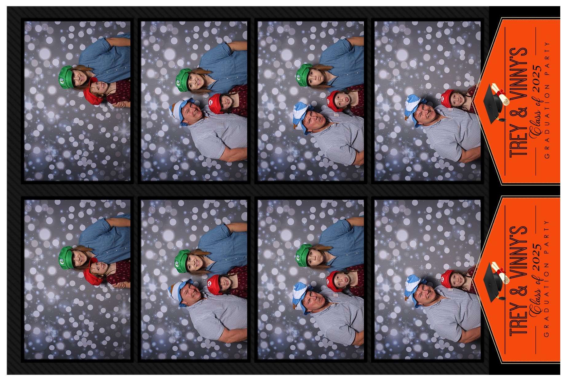 Trey & Vincent's grad party | View more photos from the event at gallery.photoboothcincy.com/u/PhotoBoothCincy/Trey-Vincents-grad-party