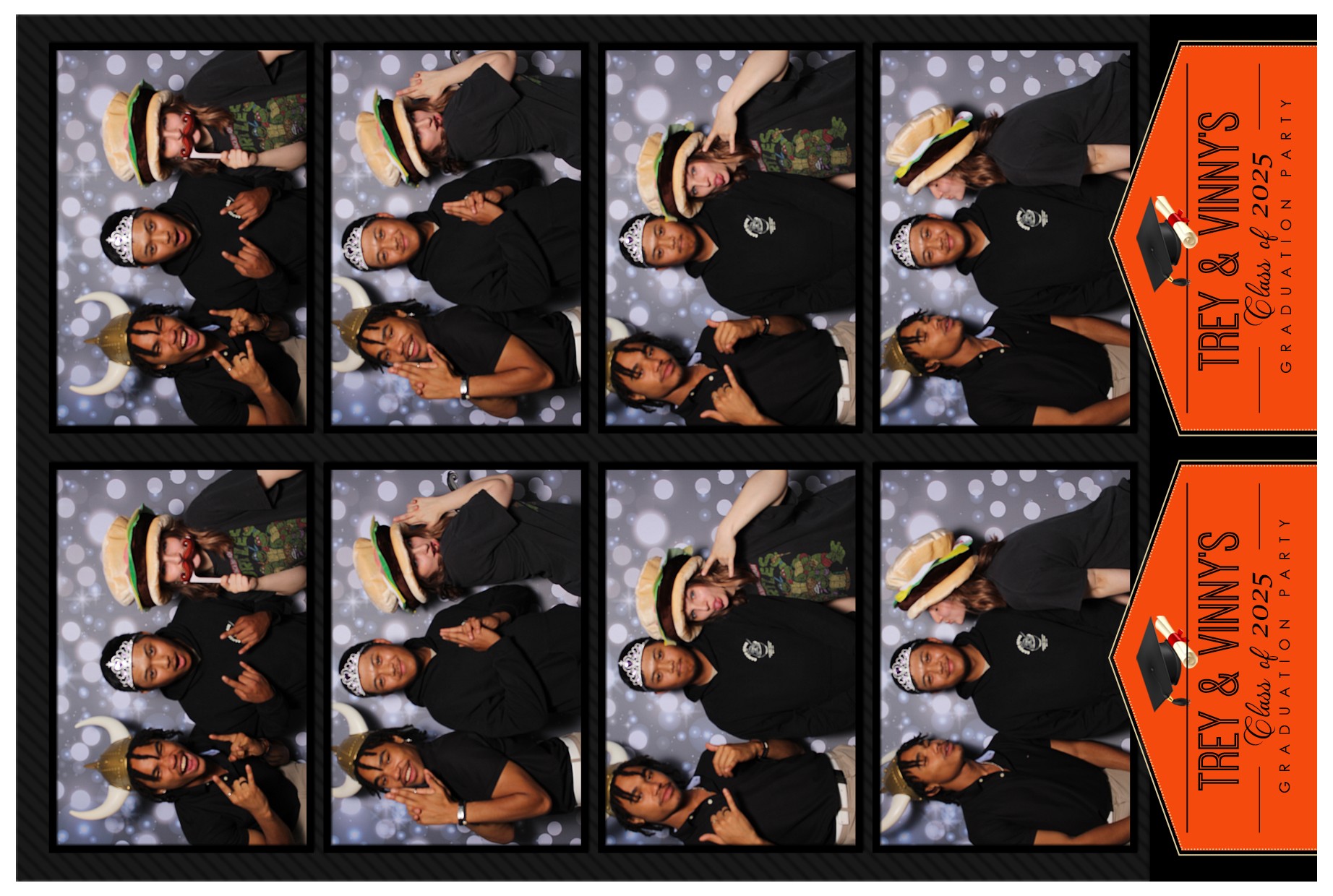 Trey & Vincent's grad party | View more photos from the event at gallery.photoboothcincy.com/u/PhotoBoothCincy/Trey-Vincents-grad-party
