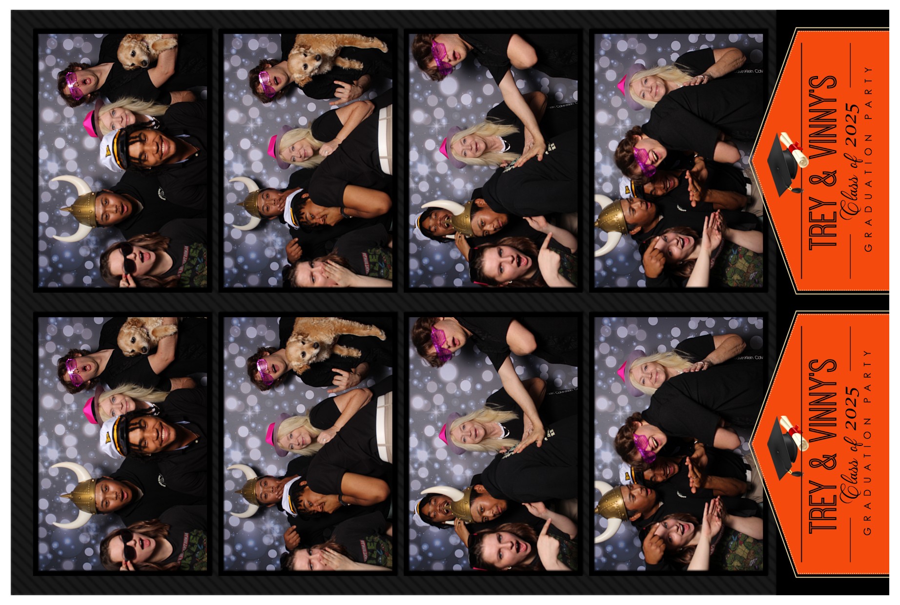 Trey & Vincent's grad party | View more photos from the event at gallery.photoboothcincy.com/u/PhotoBoothCincy/Trey-Vincents-grad-party