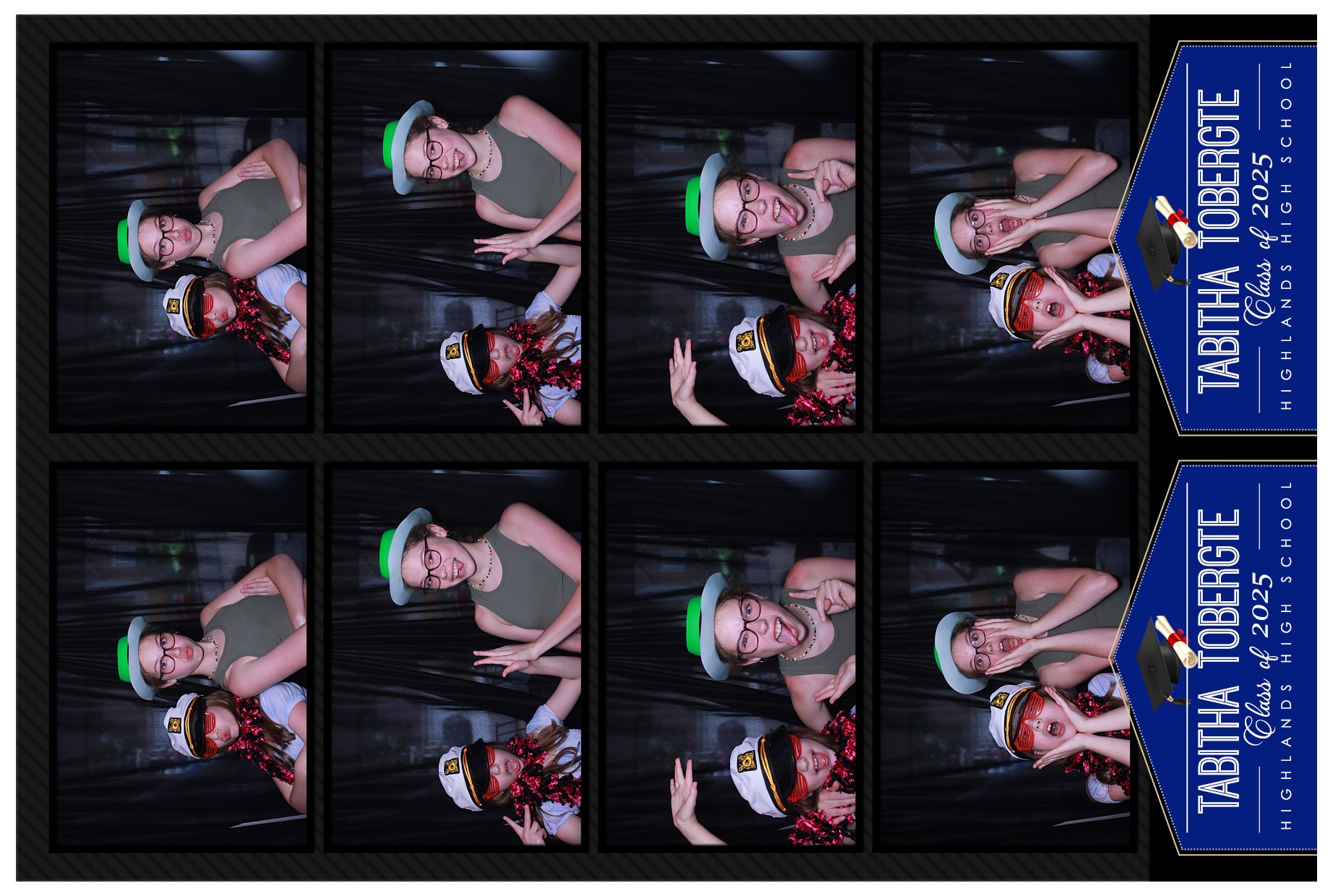Tricira Tobergte Grad Party | View more photos from the event at gallery.photoboothcincy.com/u/PhotoBoothCincy/Tricira-Tobergte-Grad-Party