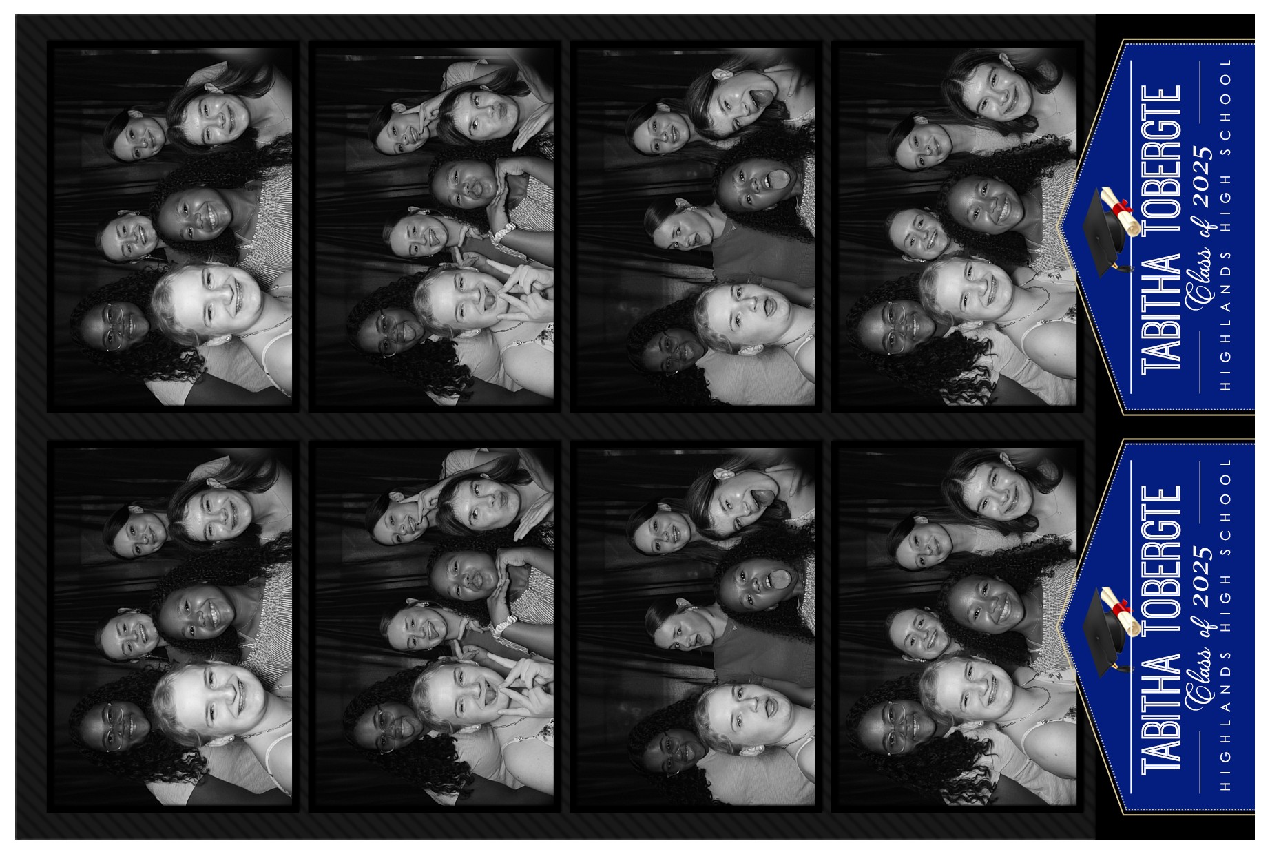 Tricira Tobergte Grad Party | View more photos from the event at gallery.photoboothcincy.com/u/PhotoBoothCincy/Tricira-Tobergte-Grad-Party