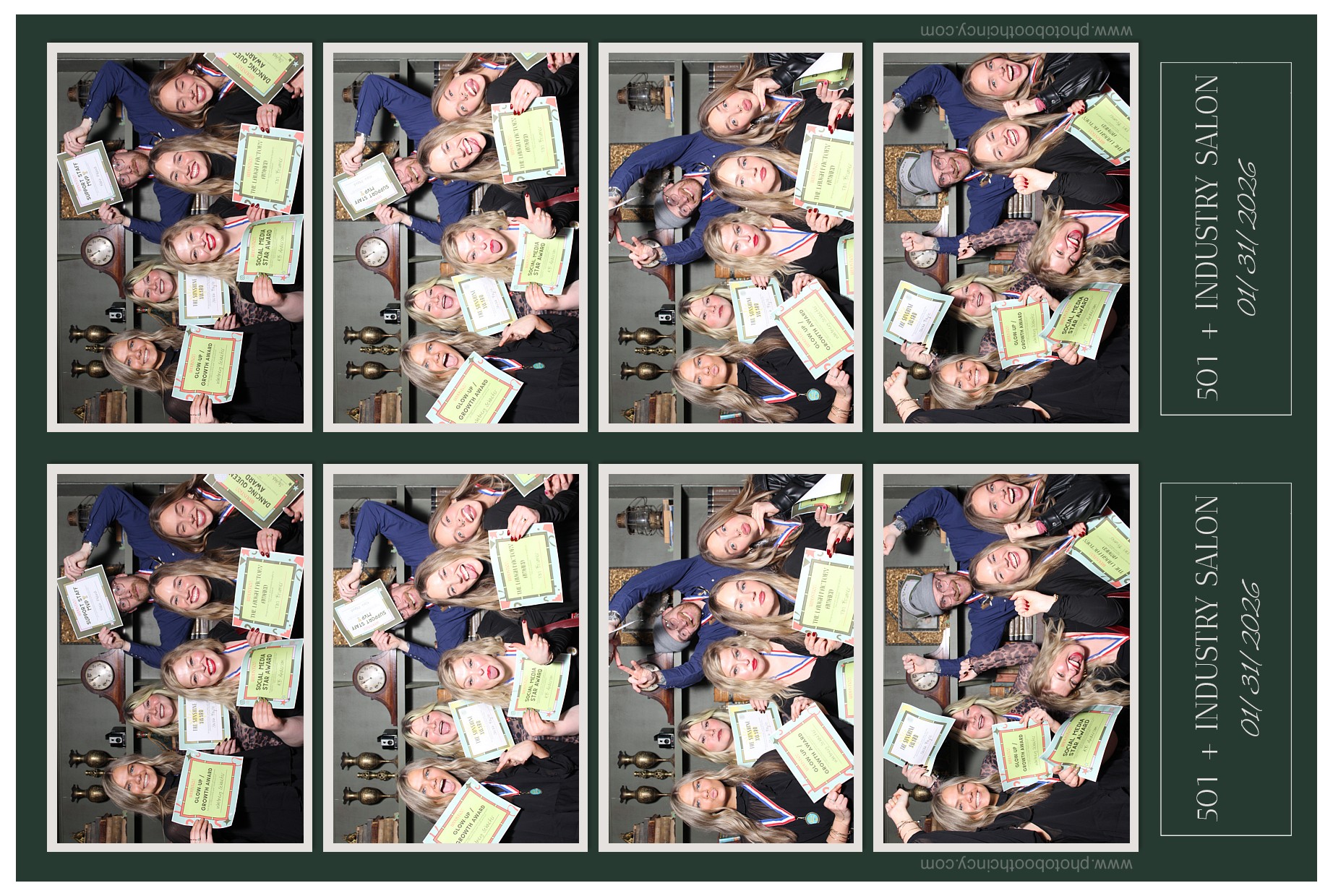 501 + Industry Salon Holiday Party | View more photos from the event at gallery.photoboothcincy.com/u/PhotoBoothCincy/501-Industry-Salon-Holiday-Party