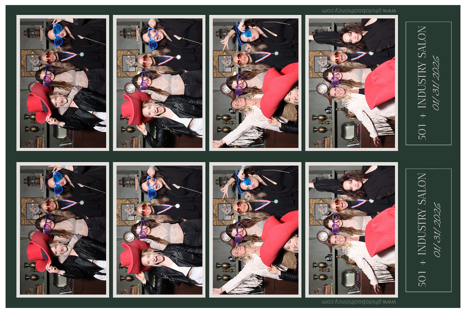 501 + Industry Salon Holiday Party | View more photos from the event at gallery.photoboothcincy.com/u/PhotoBoothCincy/501-Industry-Salon-Holiday-Party
