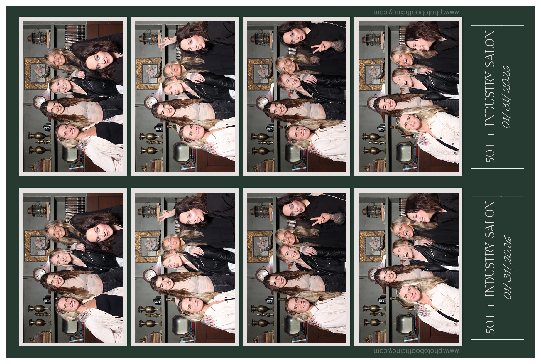 501 + Industry Salon Holiday Party | View more photos from the event at gallery.photoboothcincy.com/u/PhotoBoothCincy/501-Industry-Salon-Holiday-Party