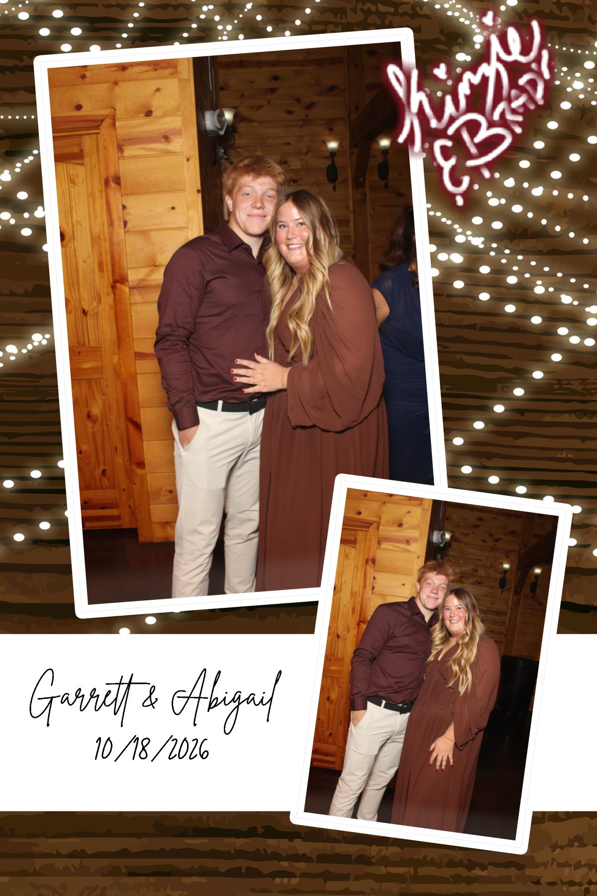 Abigail & Garrett | View more photos from the event at gallery.photoboothcincy.com/u/PhotoBoothCincy/Abigail-Garrett
