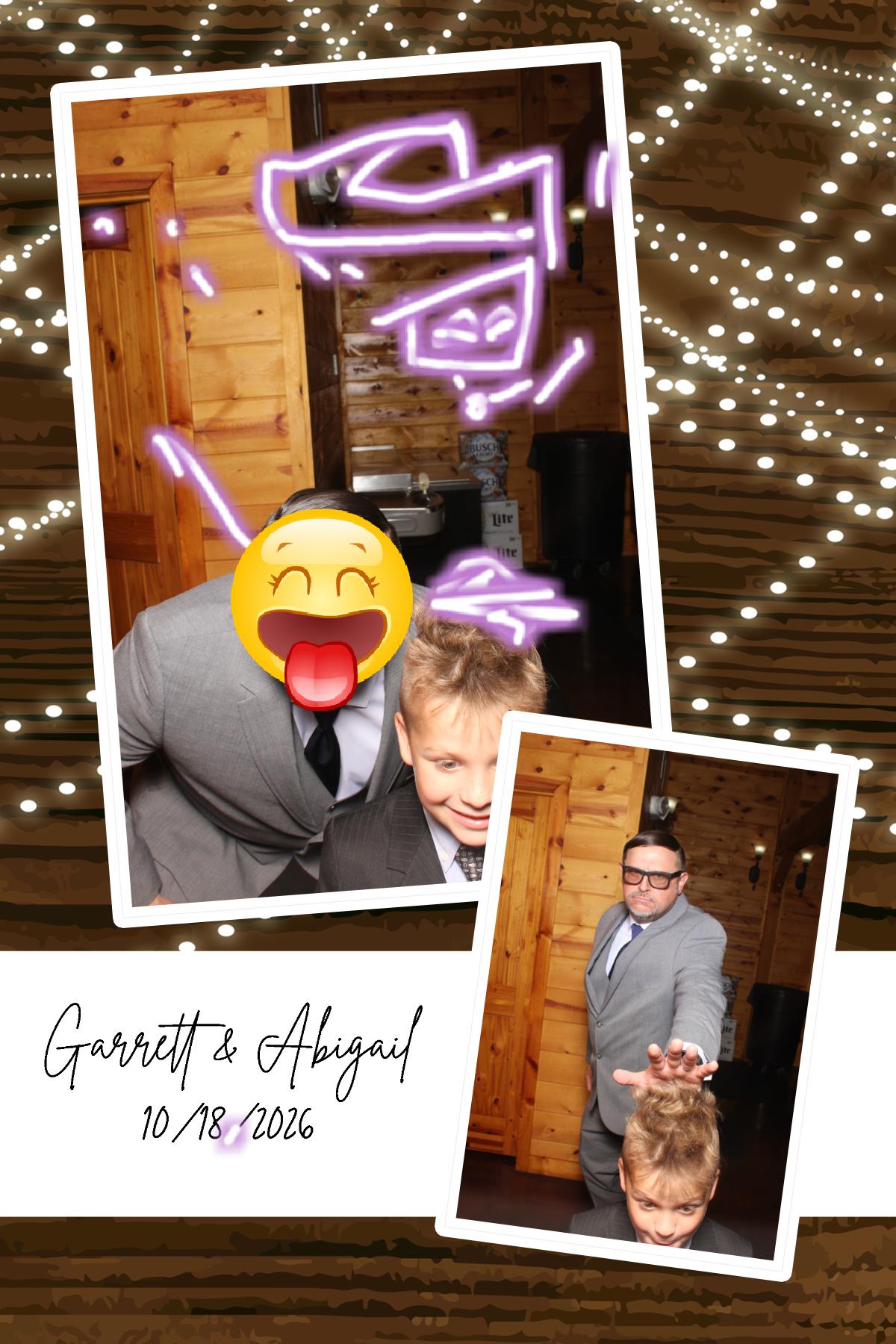 Abigail & Garrett | View more photos from the event at gallery.photoboothcincy.com/u/PhotoBoothCincy/Abigail-Garrett