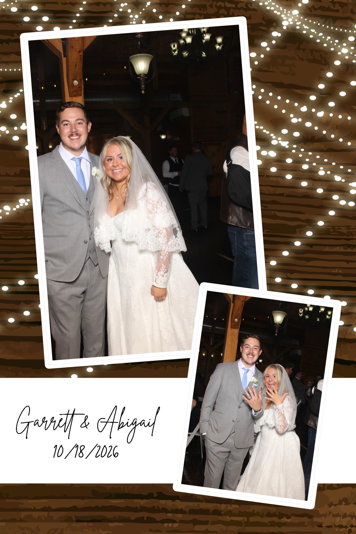 Abigail & Garrett | View more photos from the event at gallery.photoboothcincy.com/u/PhotoBoothCincy/Abigail-Garrett