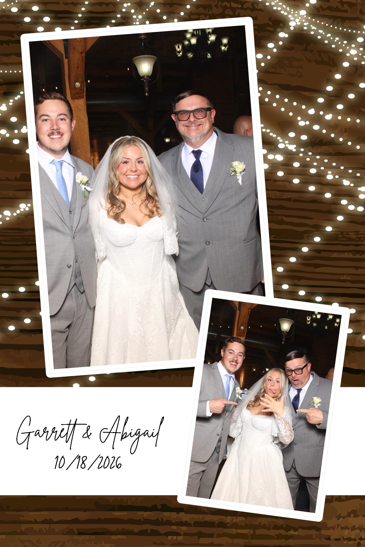 Abigail & Garrett | View more photos from the event at gallery.photoboothcincy.com/u/PhotoBoothCincy/Abigail-Garrett
