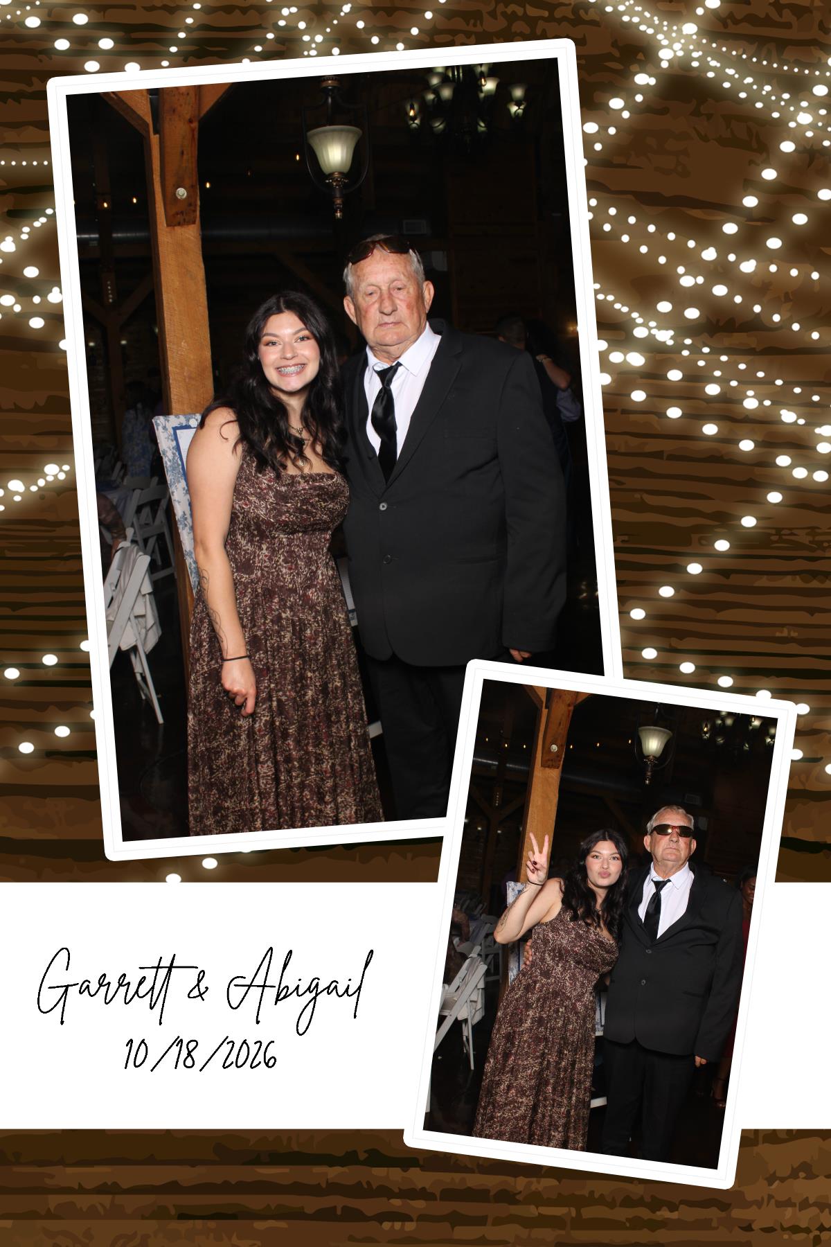 Abigail & Garrett | View more photos from the event at gallery.photoboothcincy.com/u/PhotoBoothCincy/Abigail-Garrett