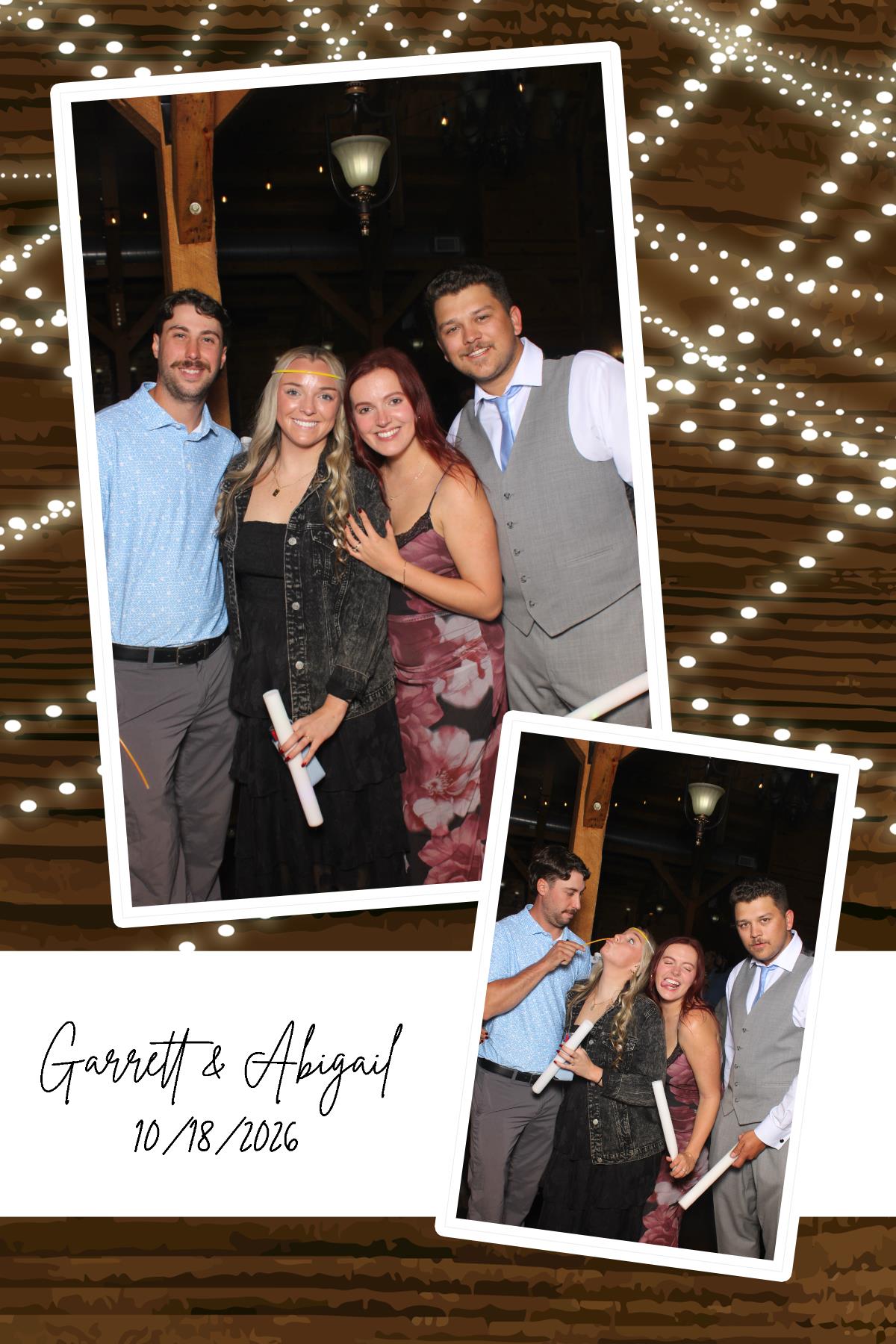 Abigail & Garrett | View more photos from the event at gallery.photoboothcincy.com/u/PhotoBoothCincy/Abigail-Garrett