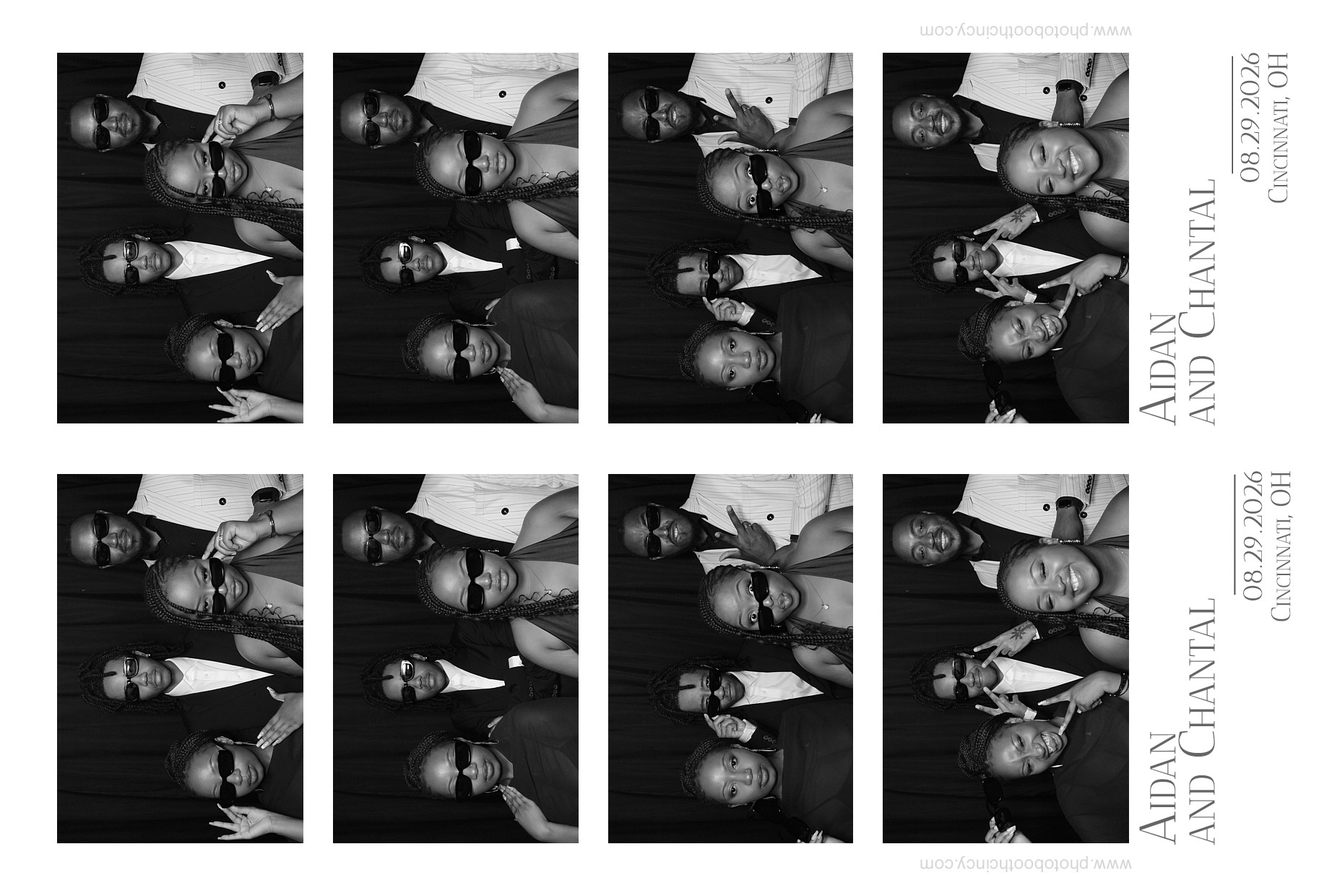 Aidan & Chantal | View more photos from the event at gallery.photoboothcincy.com/u/PhotoBoothCincy/Aidan-Chantal