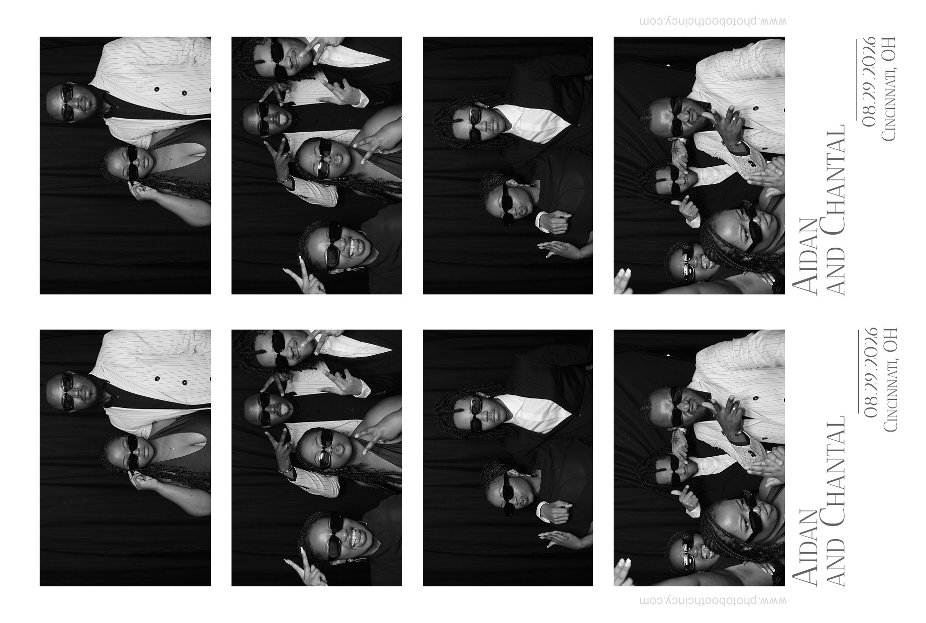 Aidan & Chantal | View more photos from the event at gallery.photoboothcincy.com/u/PhotoBoothCincy/Aidan-Chantal